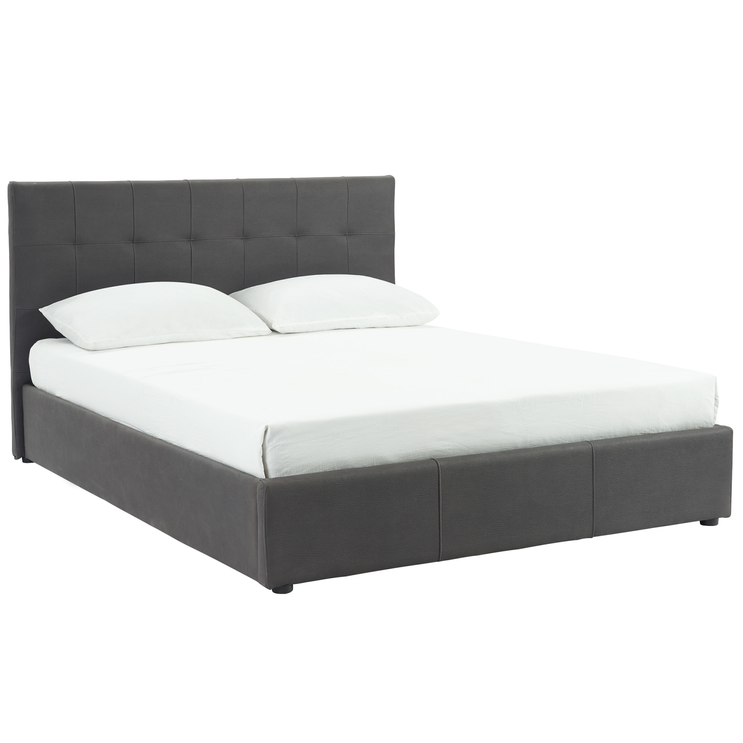 Viva Lifestyle Furiture 78" KING PLATFORM STORAGE BED - GREY