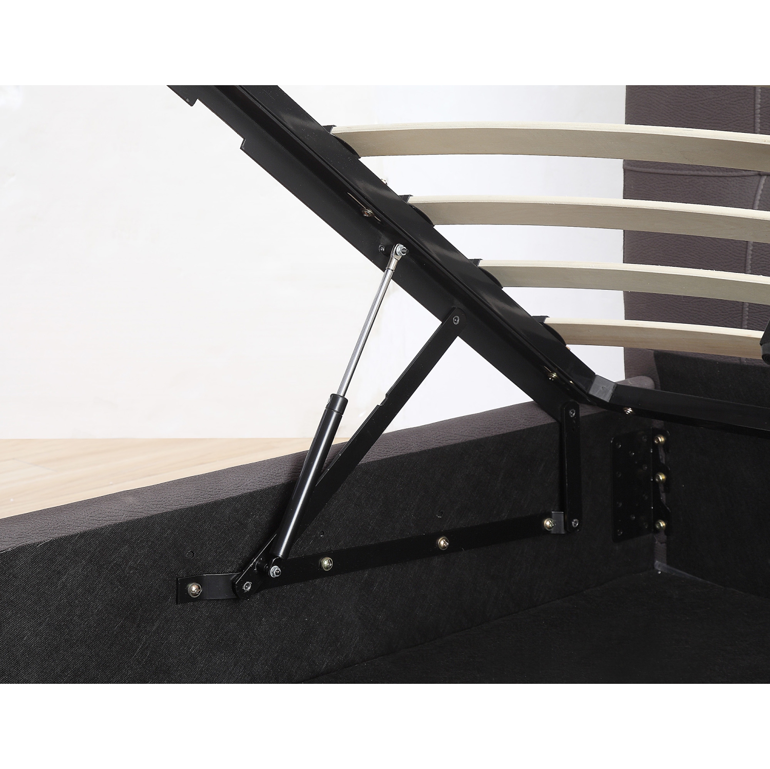 Viva Lifestyle Furiture 78" KING PLATFORM STORAGE BED - GREY