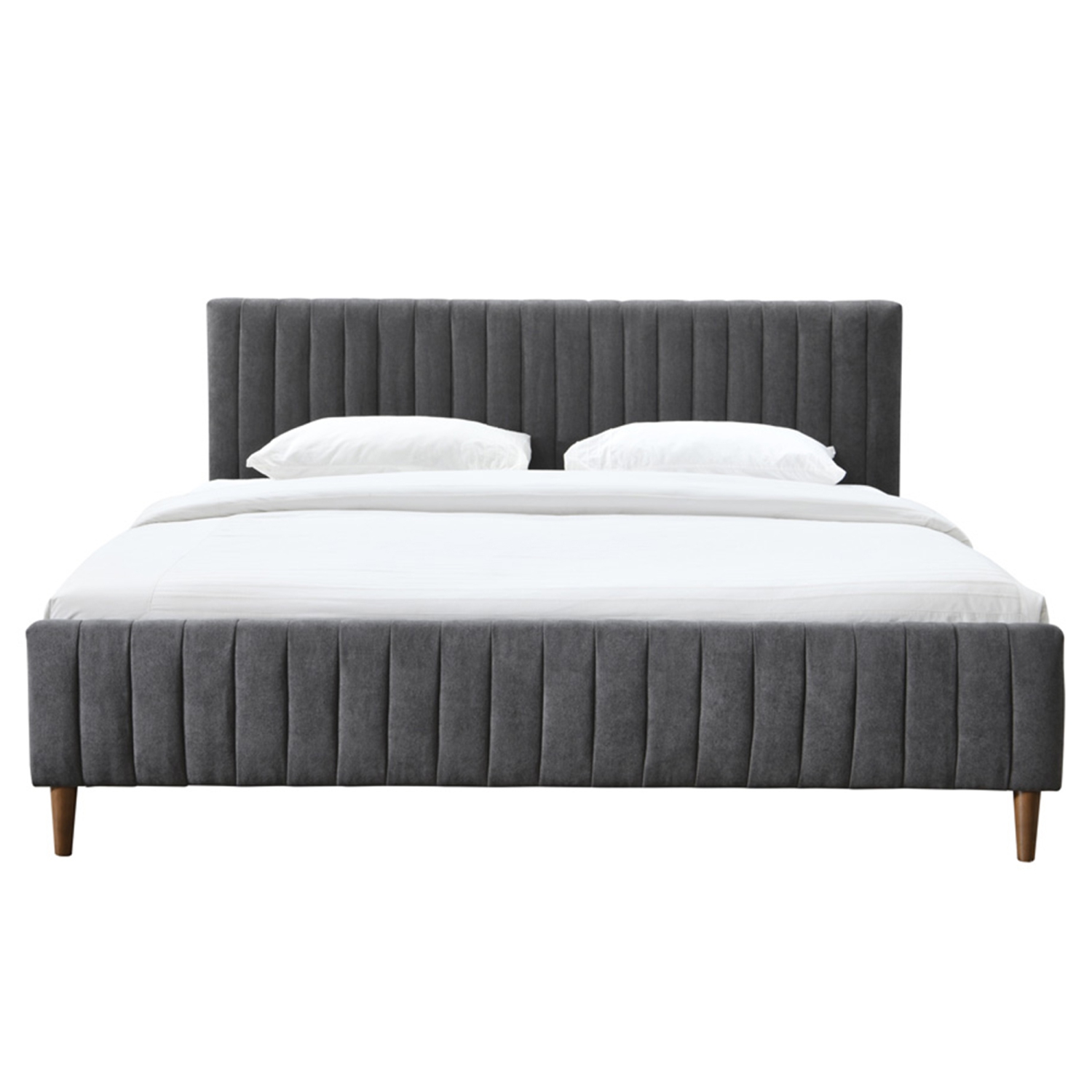 Viva Lifestyle Furiture 78" KING PLATFORM BED - CHARCOAL
