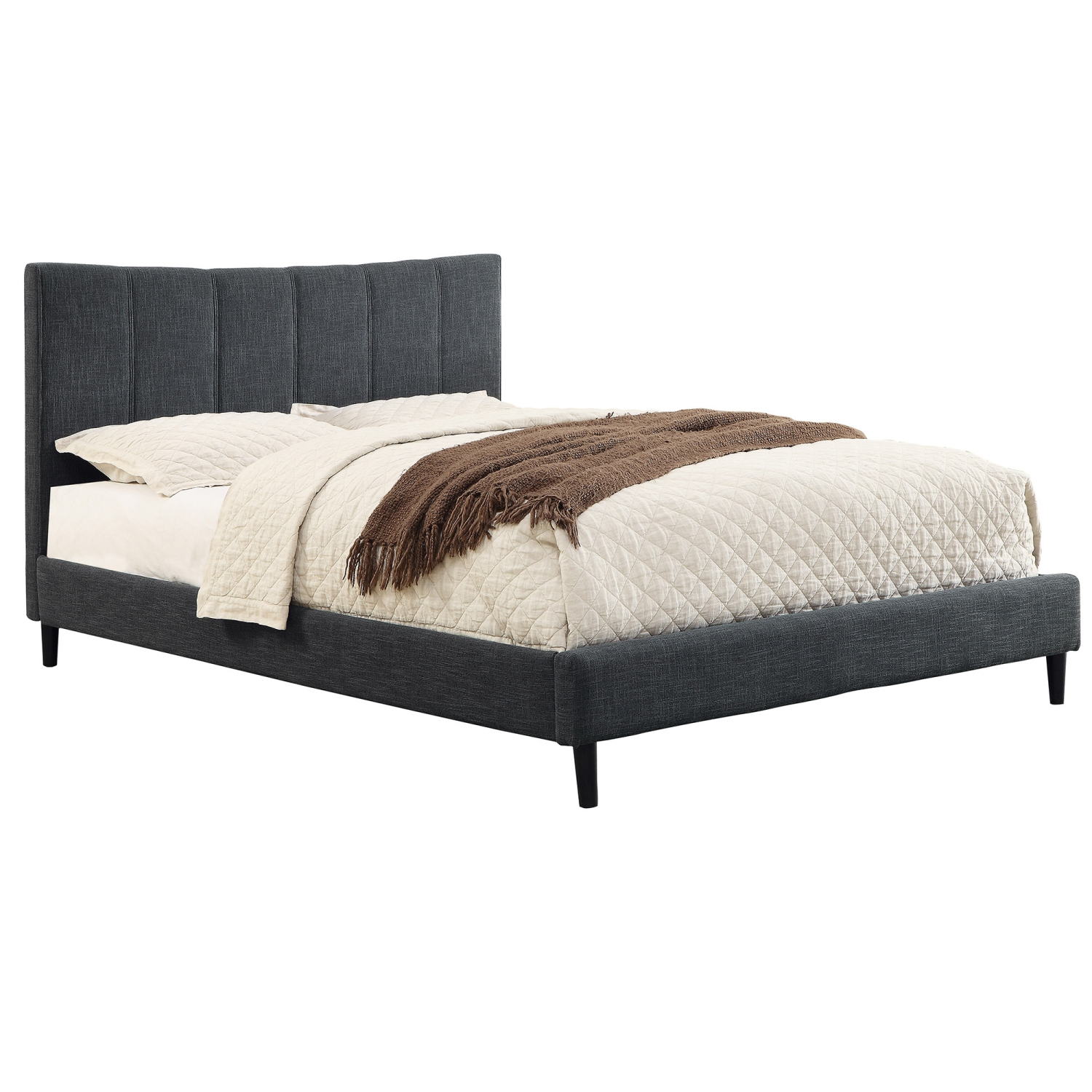 Viva Lifestyle Furiture 60" QUEEN PLATFORM BED - GREY
