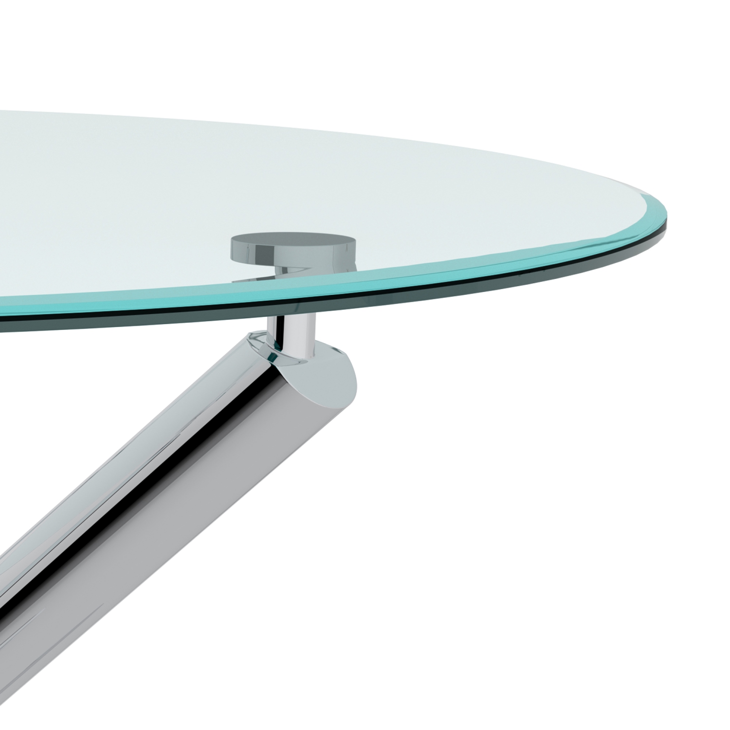 Viva Lifestyle Furiture ROUND DINING TABLE - CHROME