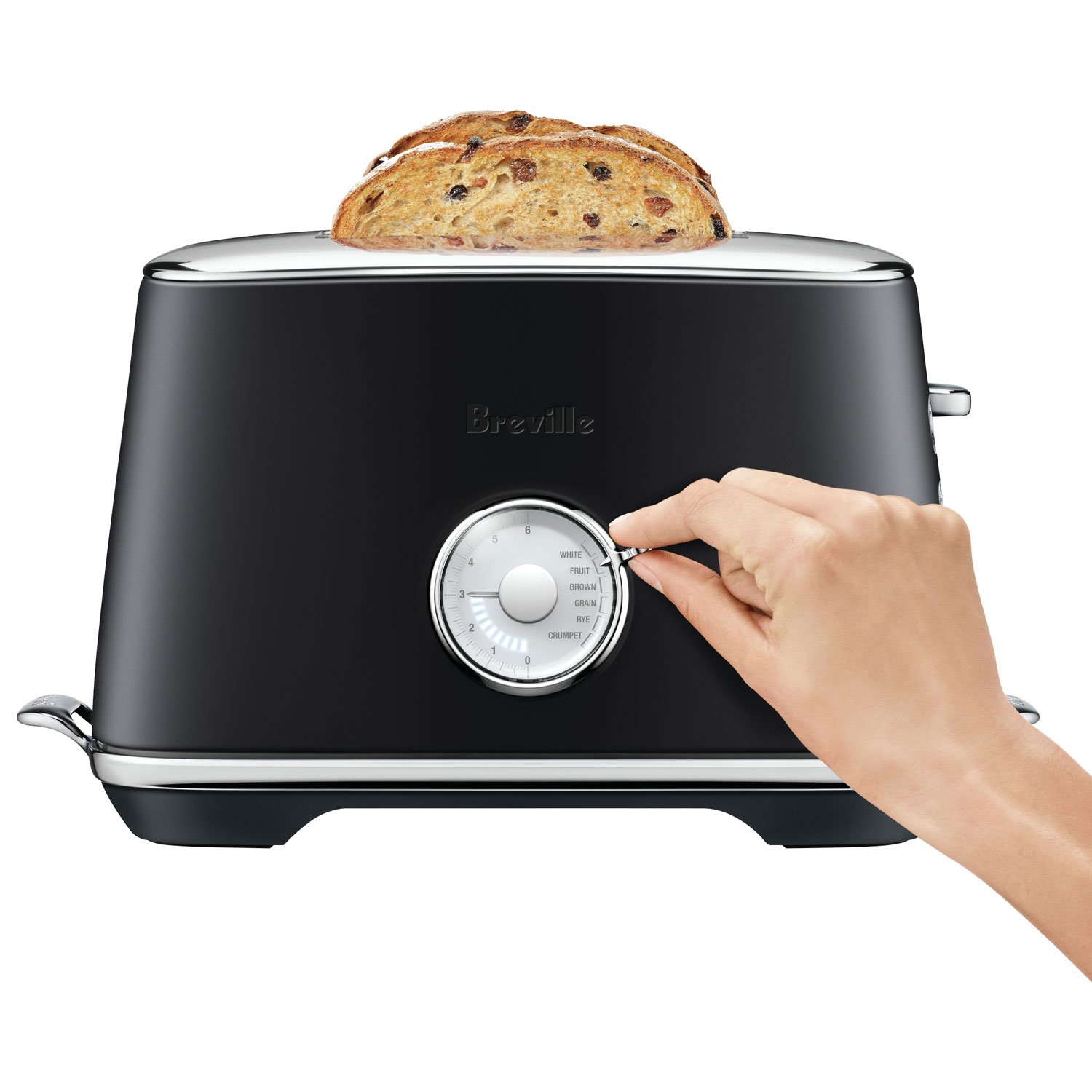 Breville Luxe Collection Toaster - 2-Slice - Black Truffle