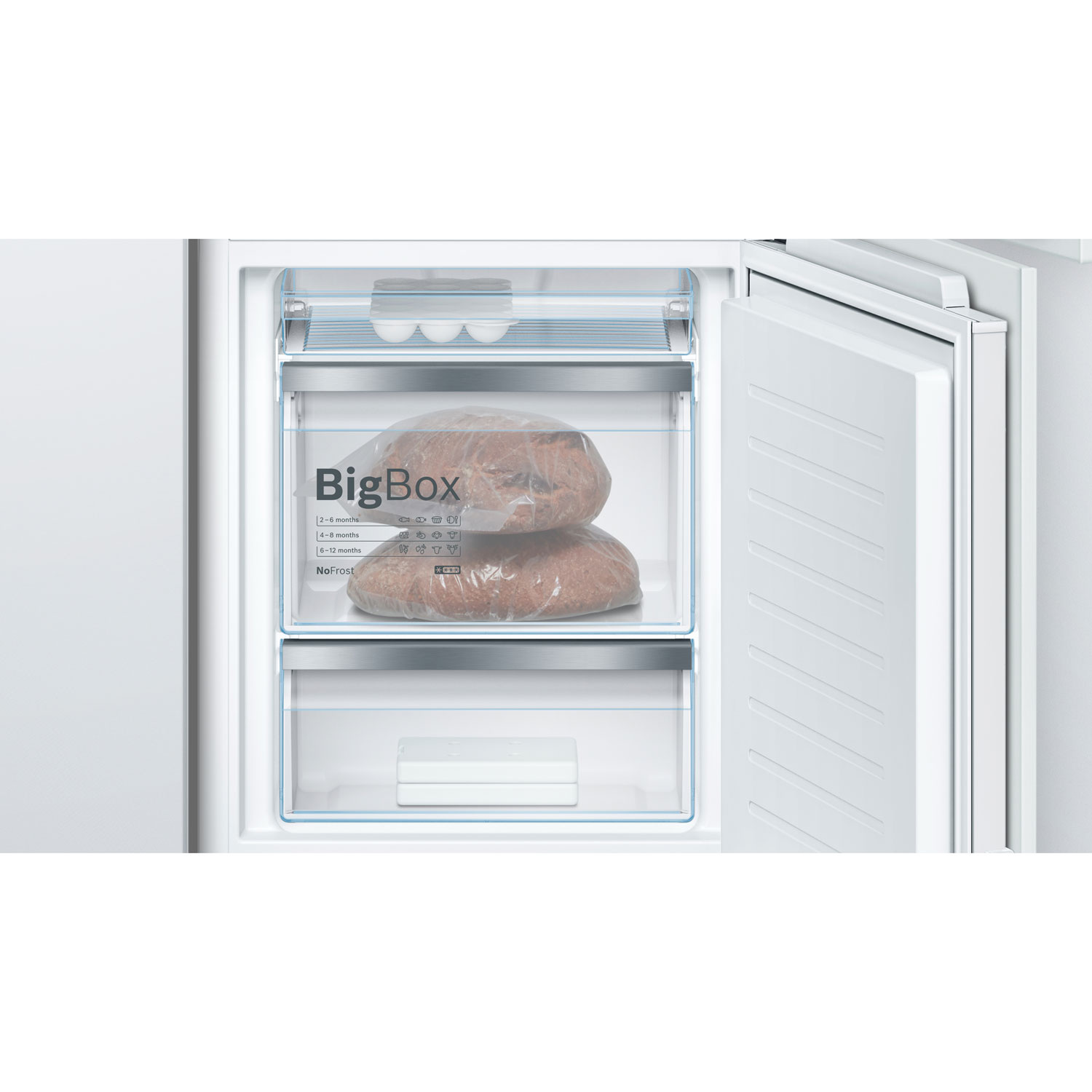 Bosch 24" 5.8 Cu. Ft. Bottom Freezer Refrigerator - Custom Panel