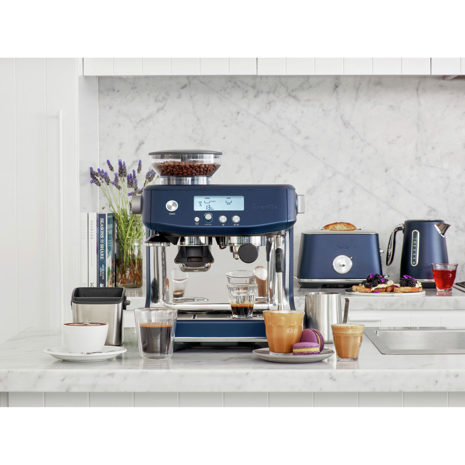 Breville Barista Pro Espresso Machine with Frother & Coffee