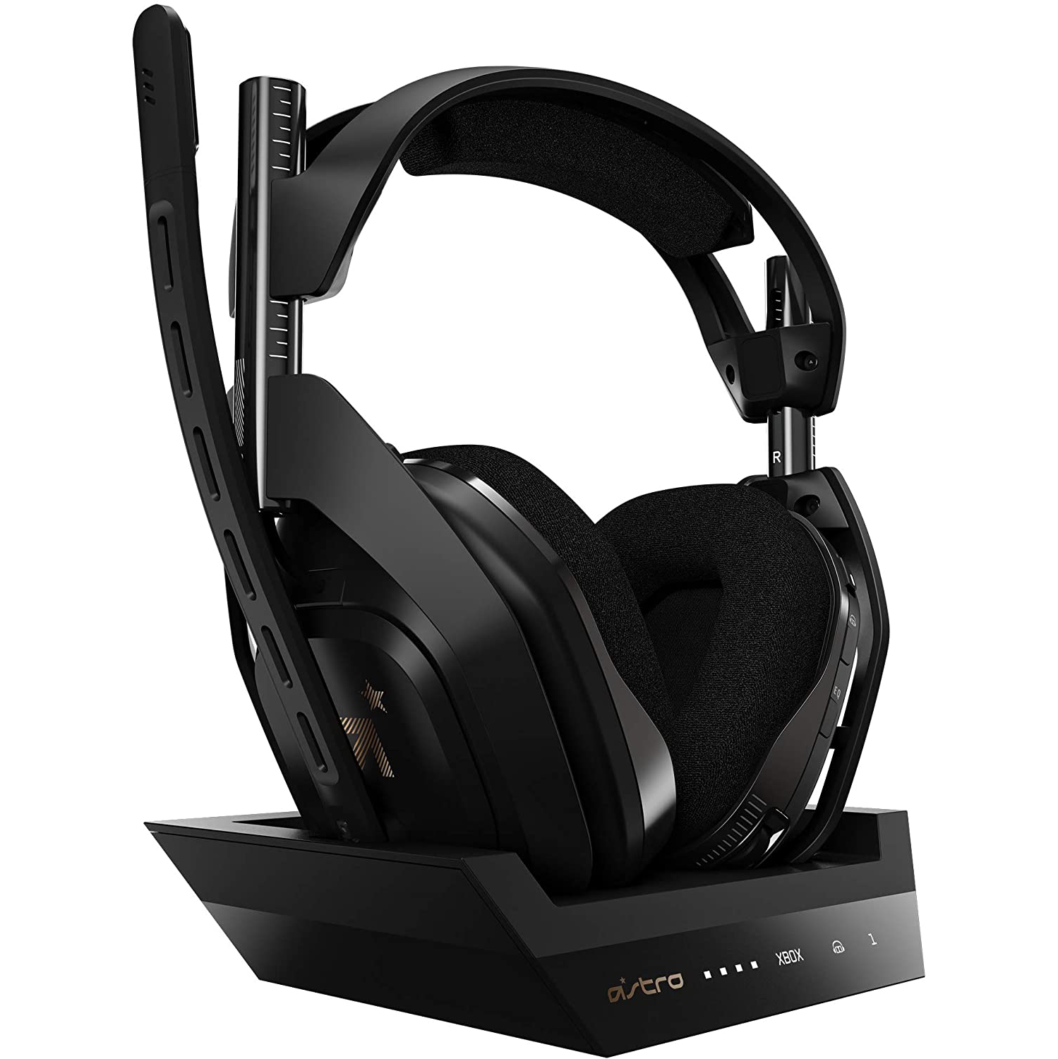 ASTRO Gaming A50 Wireless + Base Station for Xbox One and Series X & PC - Black/Gold - Headset + Base Edition