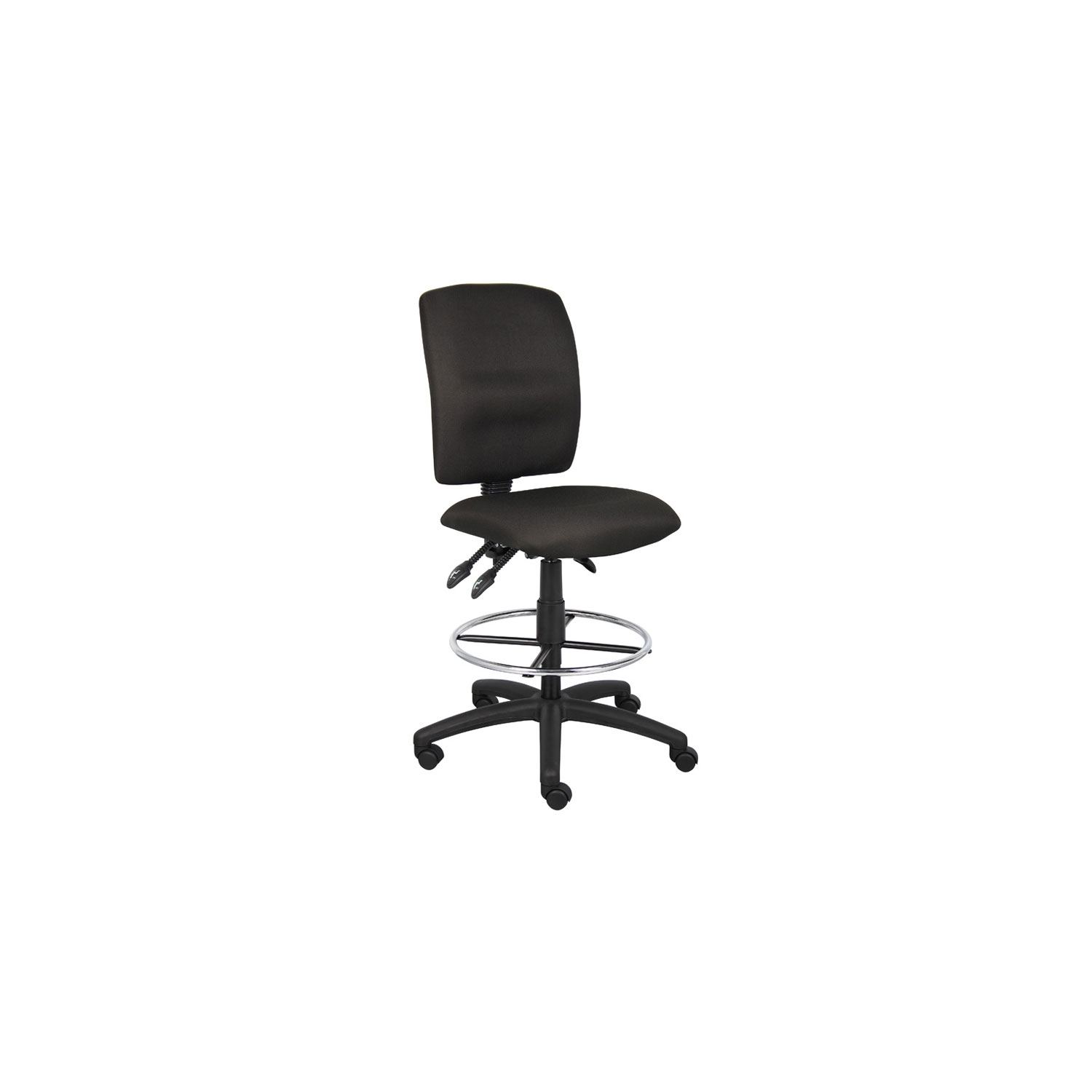 Nicer Furniture Multi-Function Task Drafting Chair, Fabric, Armless