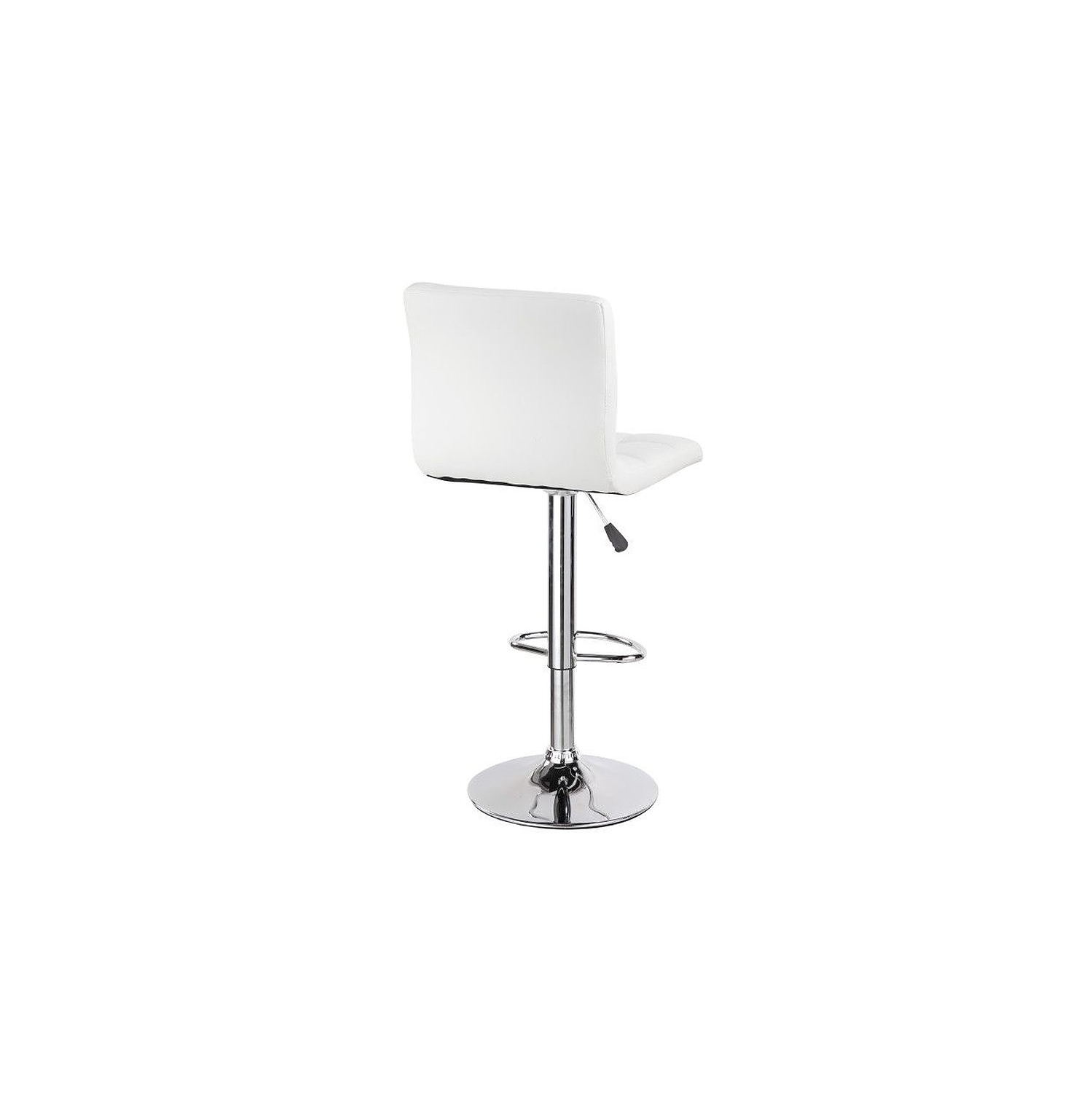 Meubles Hexagrid PU Nicer hauteur Tabouret réglable bar en blanc - ensemble de 2
