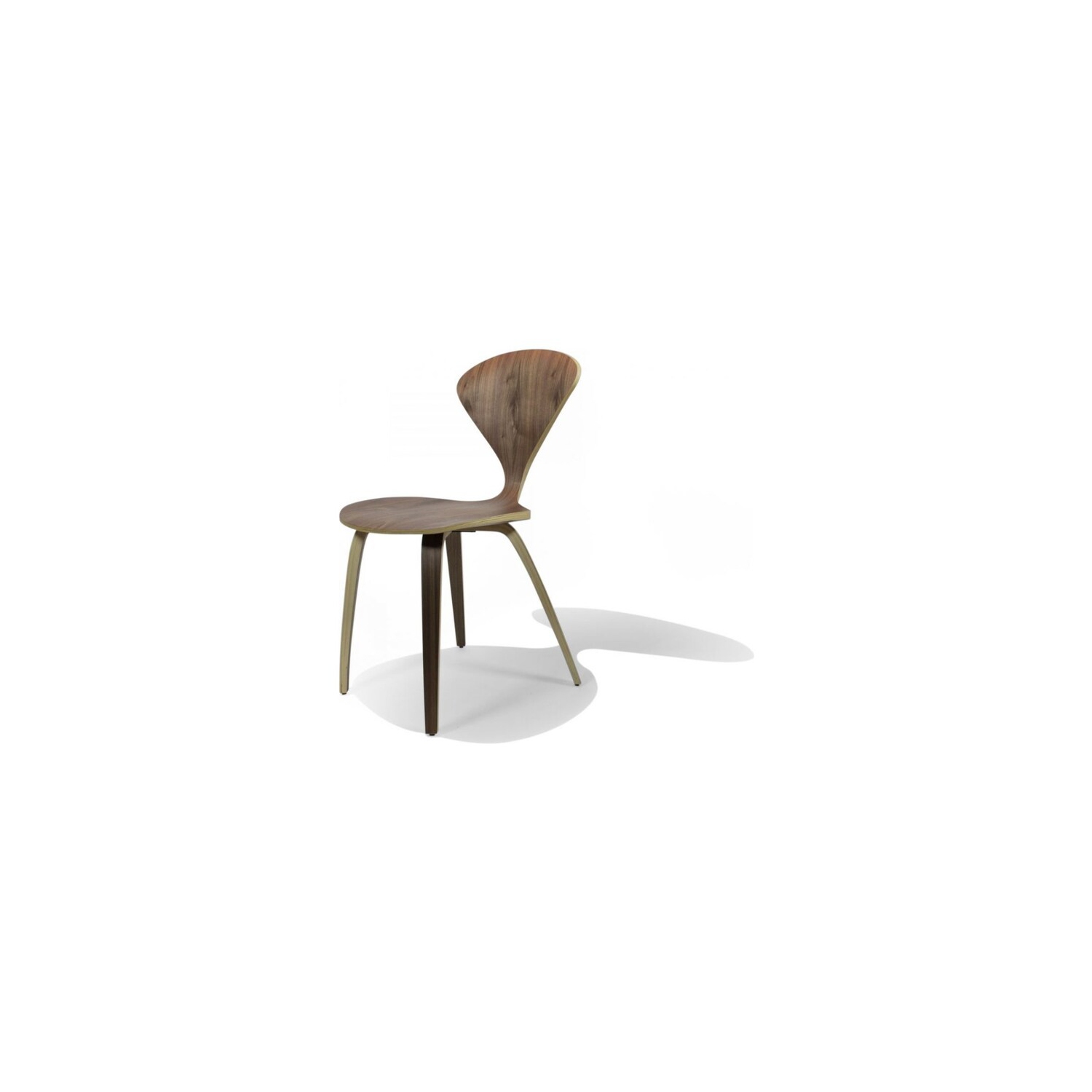 Meubles ® Cherner Nicer Side Chair fini noyer CHAISE base en bois