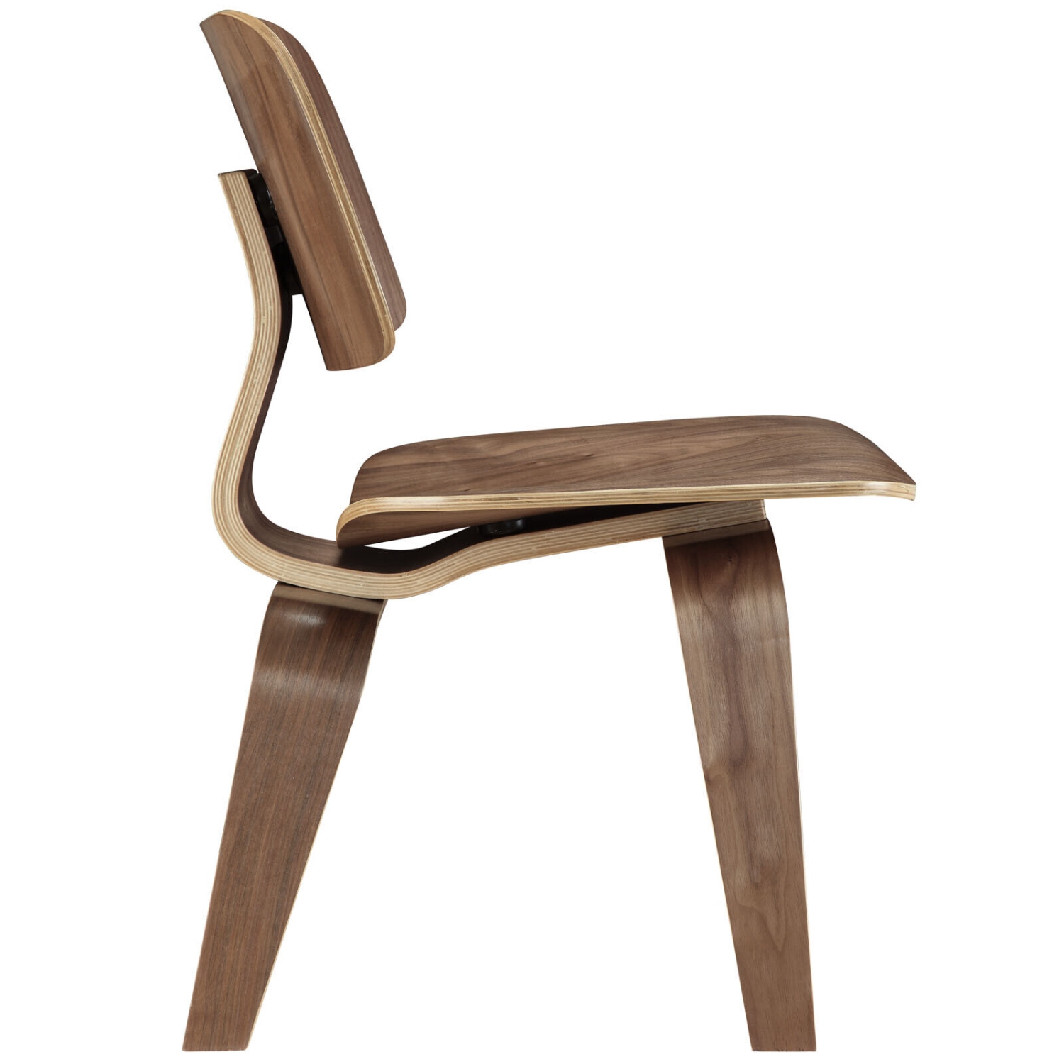 Nicer Furniture DCW Modern Dining Chair Side Chair in Walnut