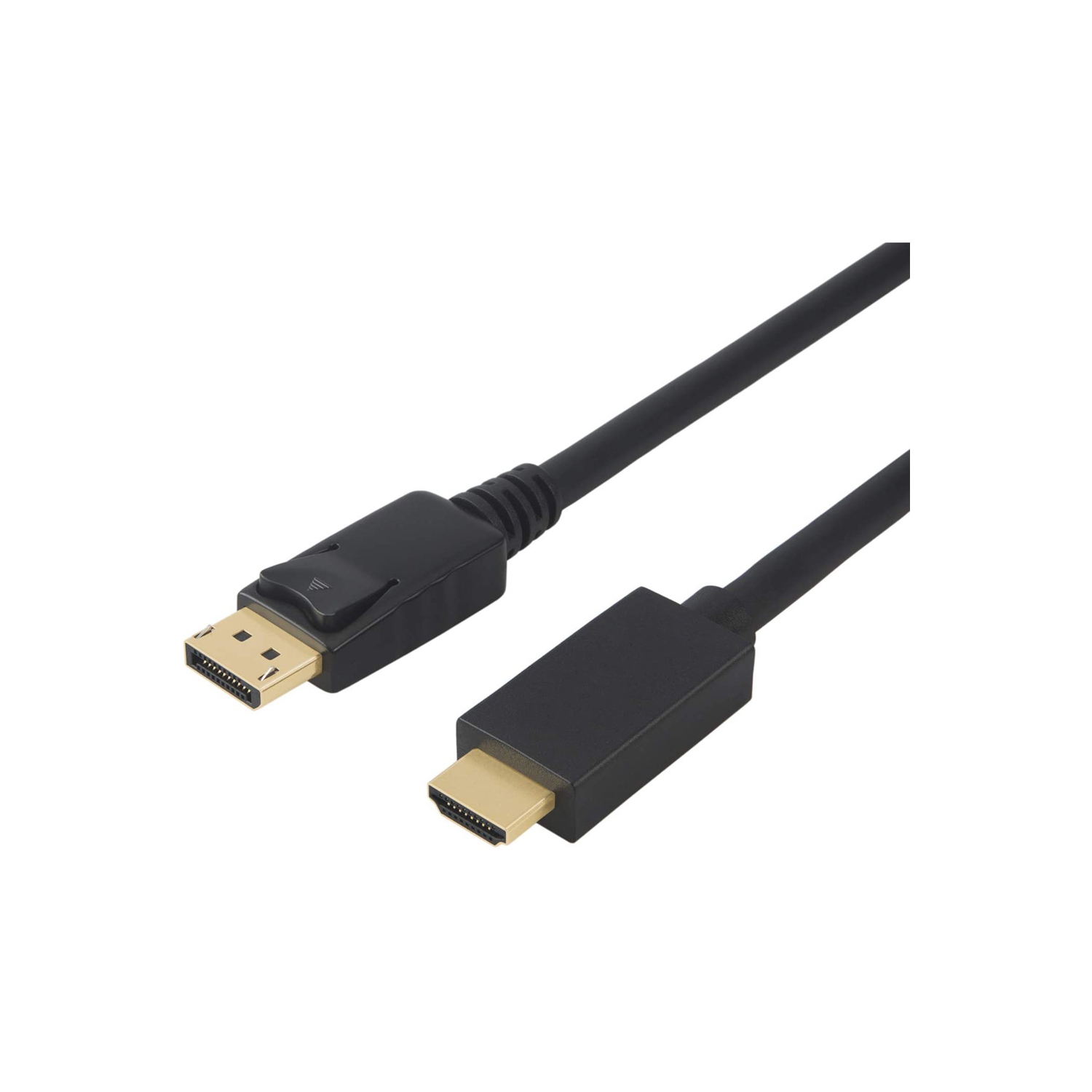 AxGear – Câble DisplayPort vers HDMI Ultra HD 4K, 10 pi, convertisseur audio/vidéo 3D