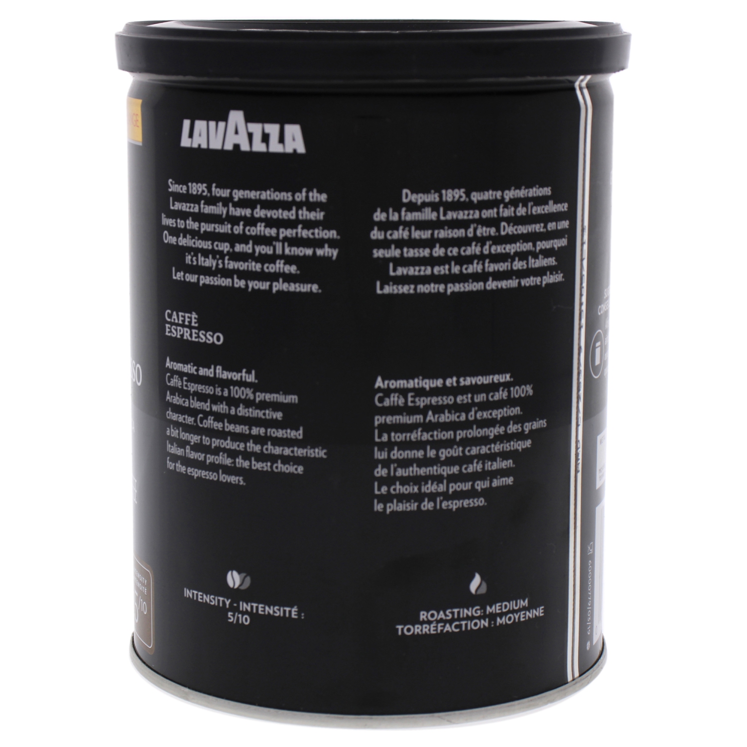 Caffe Espresso Medium Roast Ground Coffee by Lavazza for Unisex - 8 oz Coffee