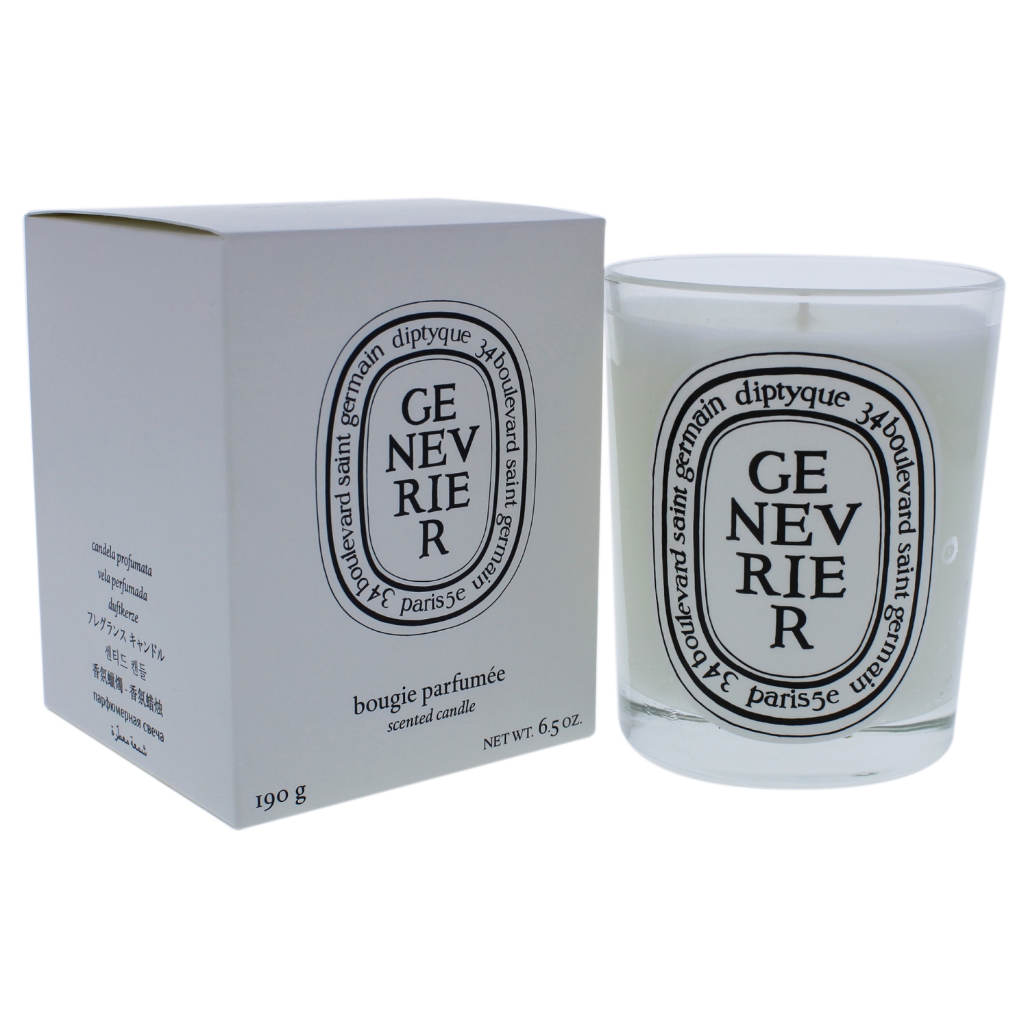 Genevrier Scented Candle by Diptyque for Unisex - 6.5 oz Candle