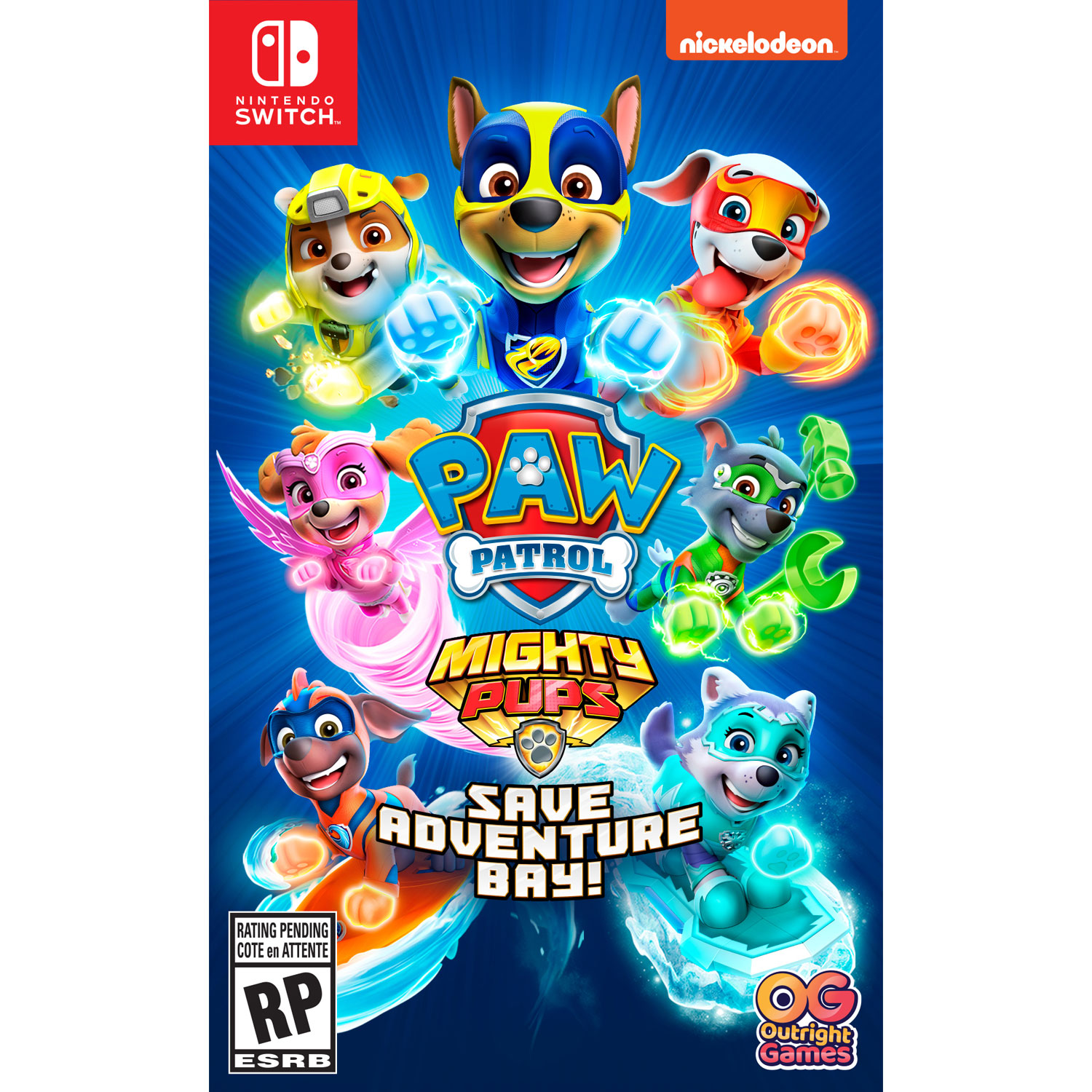 PAW Patrol: Mighty Pups Save Adventure Bay! (Switch)