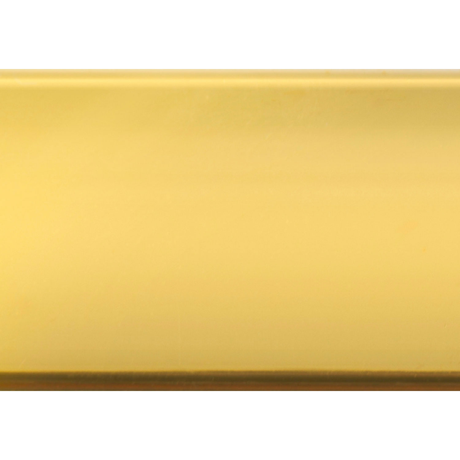 Monarch Modern Rectangular Console Table with Tempered Glass Top - Gold