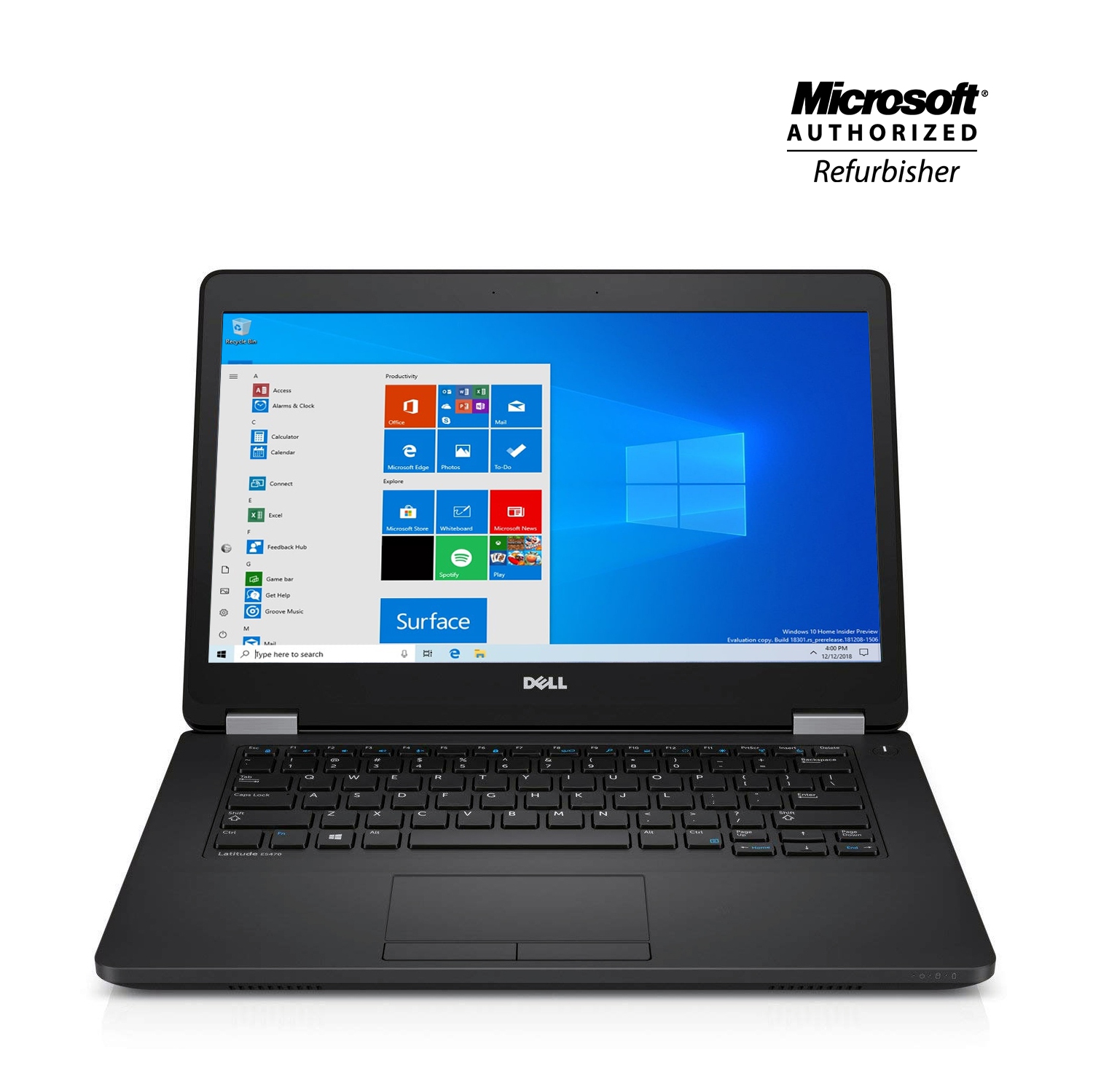 Refurbished (Good) - Dell Latitude E5470 Laptop 14" Core i5 6300U 16GB RAM 480GB SSD Win10 Pro No Webcam WiFi Bluetooth