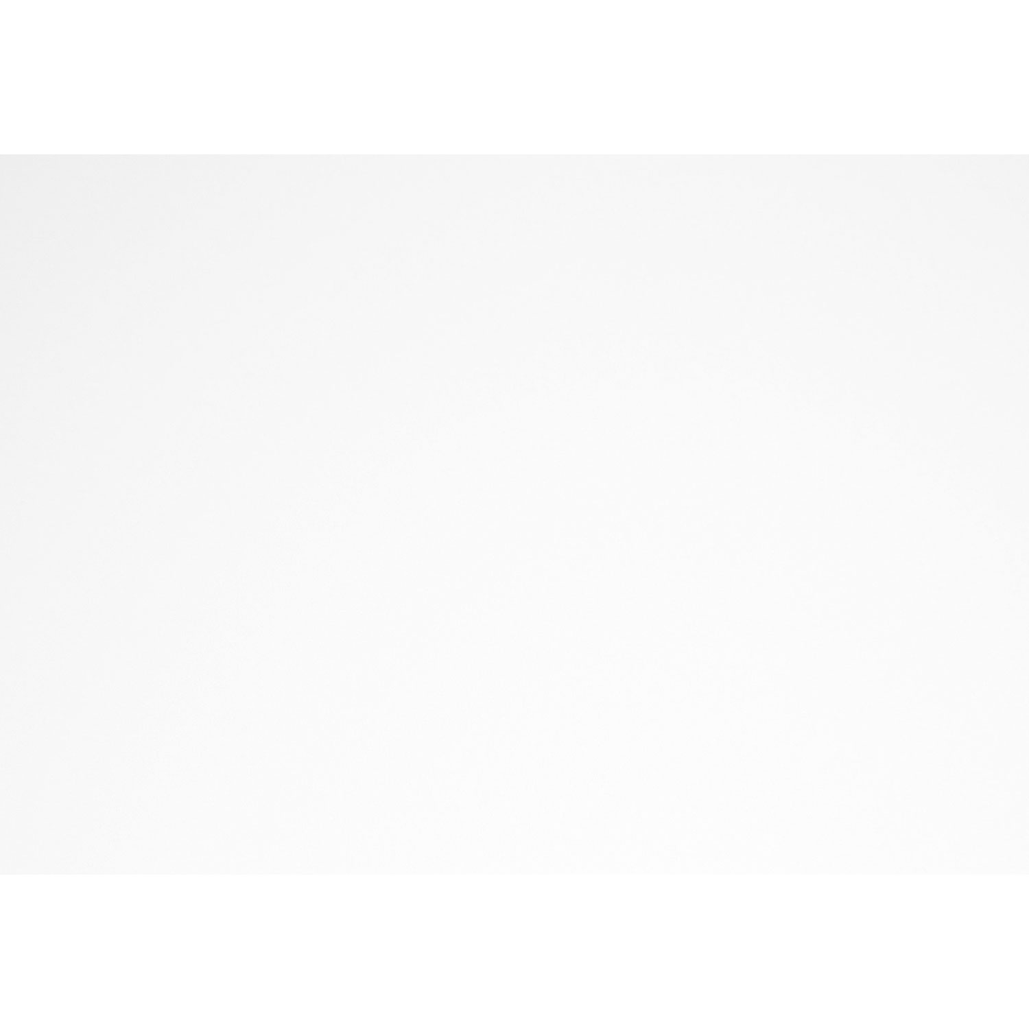 Monarch Modern Rectangular End Table with Drawer & Glass Shelf - White/Grey