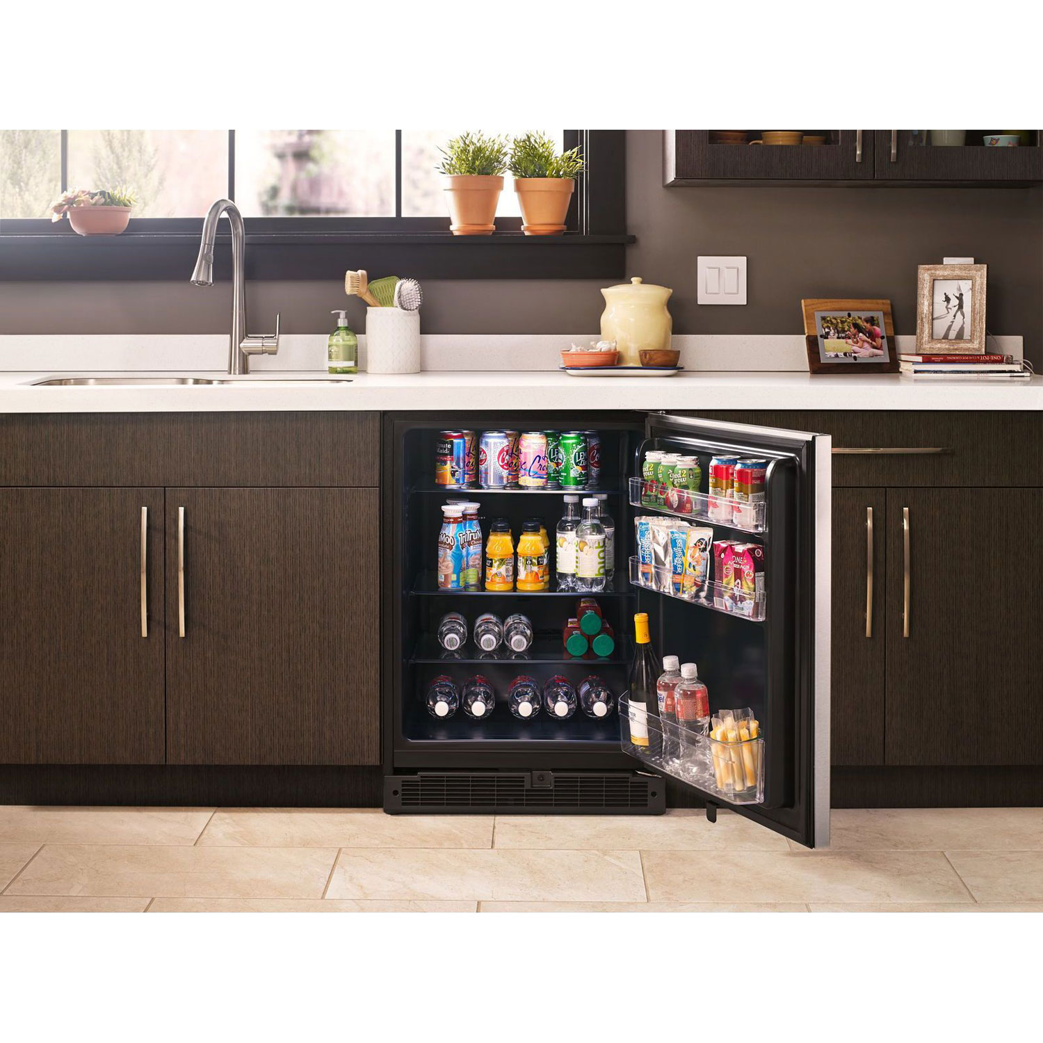 Whirlpool 5.1 Cu. Ft. Freestanding Bar Fridge - Stainless Steel