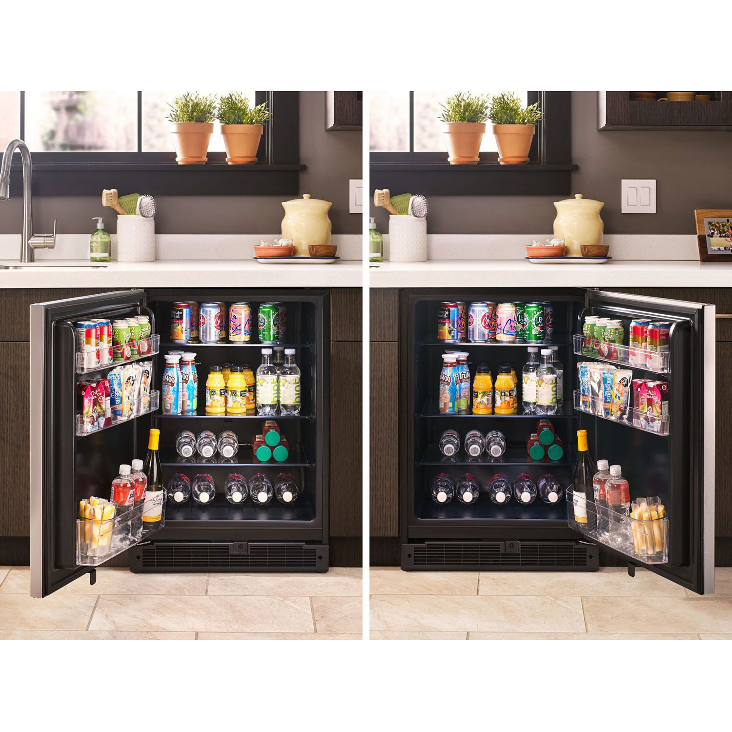 Réfrigérateur de bar autonome de 5,1 pi³ de Whirlpool - Acier inoxydable