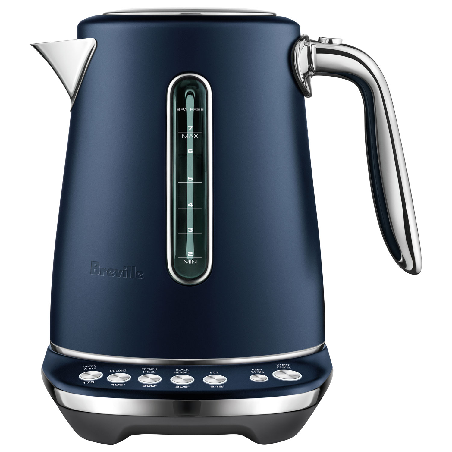 Bouilloire électrique programmable Smart Kettle Luxe de Breville - 1,7 l - Acier inoxydable brossé