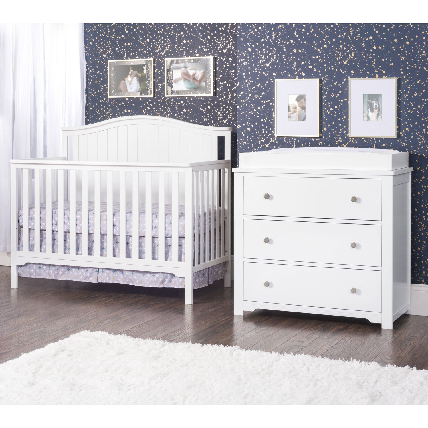 hampton 4 in 1 convertible crib