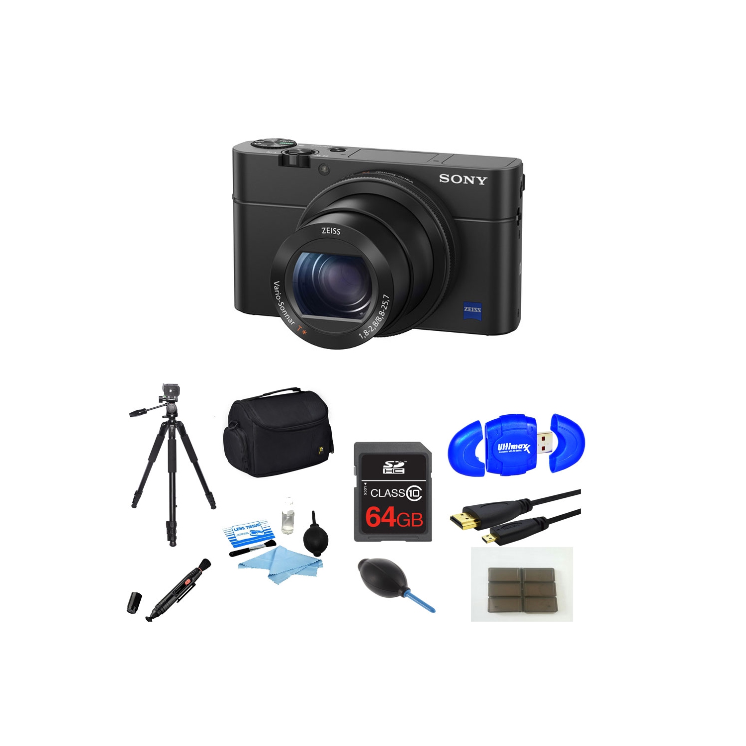 Sony Cyber Shot Dsc Rx100 Iv Dsc Rx100m4 Dscrx100m4 1 Mp 4k Digital Camera Accessory Kit Us Version W Seller Warranty Best Buy Canada