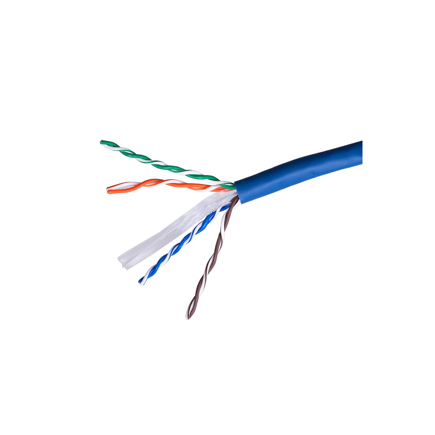 Cat6 23AWG UTP Solid Bulk Cable, CM-Rated, 250ft - PrimeCables®