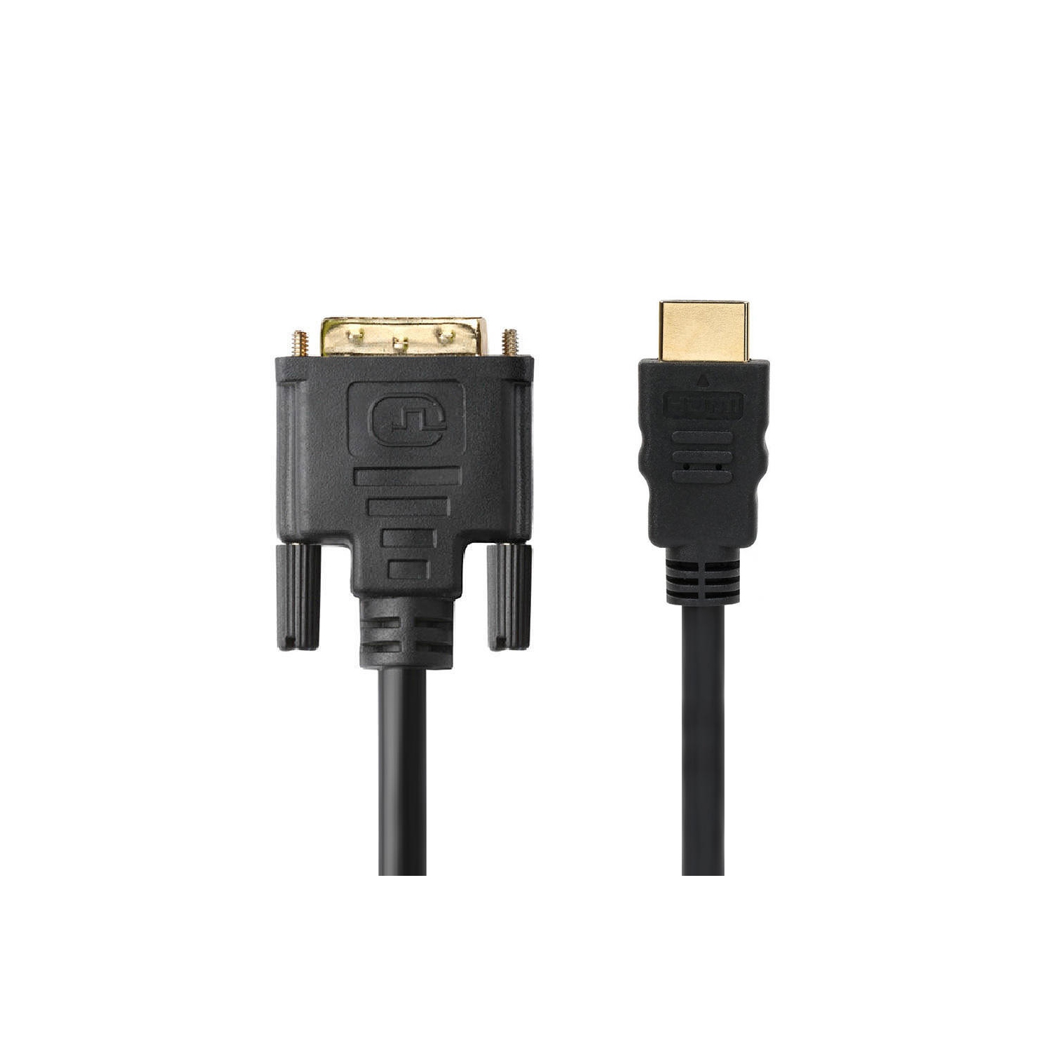 15ft HDMI to DVI-D Dual Link 28AWG High Speed Cable - Black - PrimeCables®