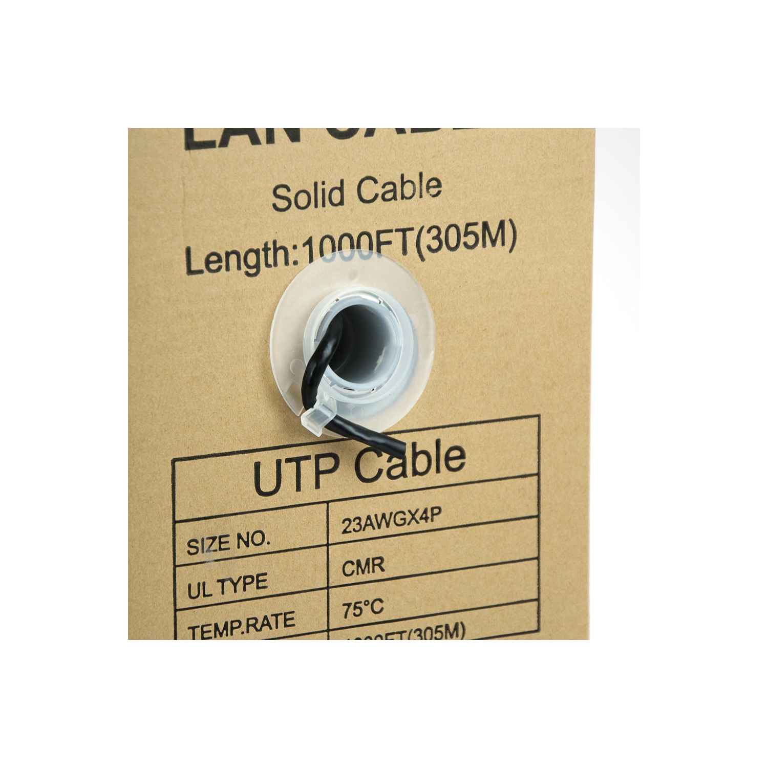 Câble en vrac UTP Cat6 23 AWG, coté CMR, 1000 pi - PrimeCables®