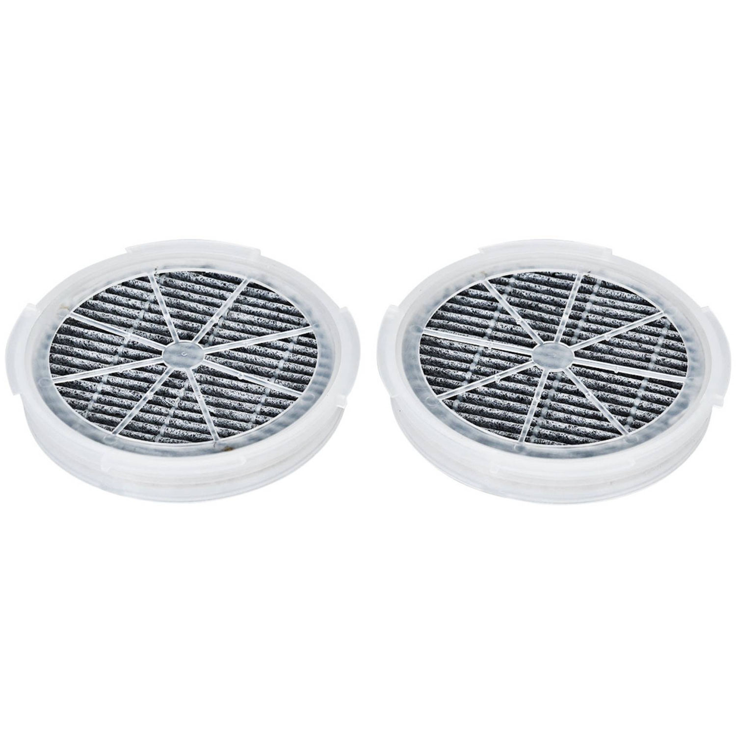 Costway 2Pcs Air Purifier Replacement Filter True HEPA & Activated Carbon Filters