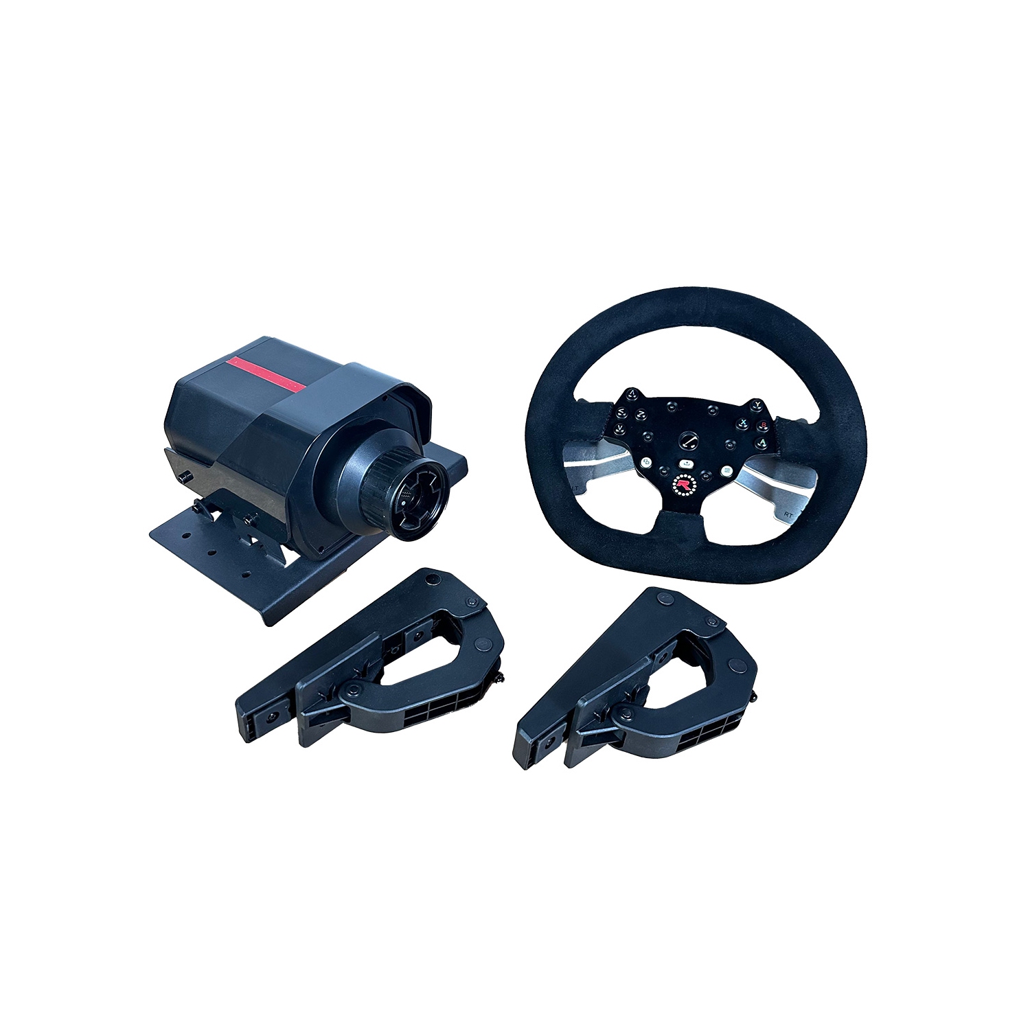 GTR Simulator - RS30 Ultra Wheel Force Feedback with V3 Pro Pedals Compatible with PC