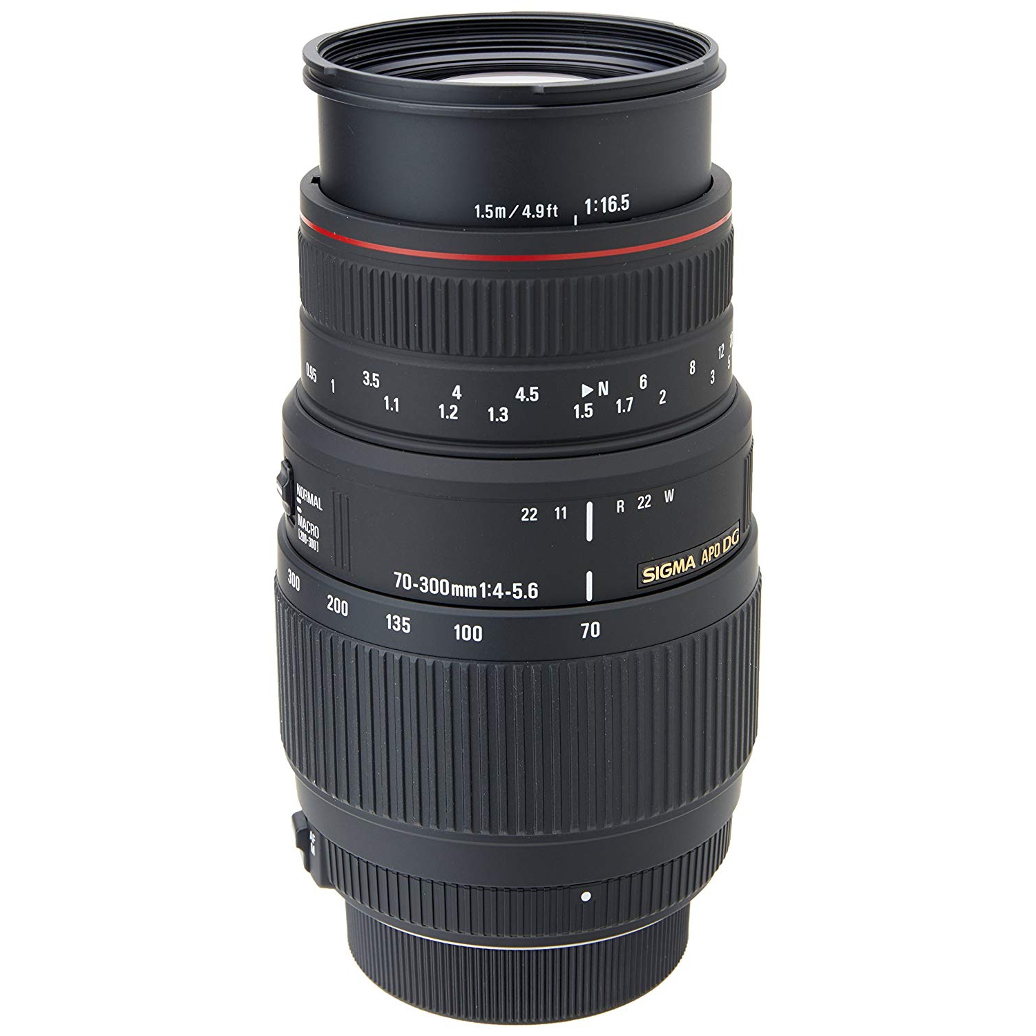 Sigma 70-300mm f/4-5.6 DG APO Macro Motorized Telephoto Zoom Lens for Nikon SLR Cameras