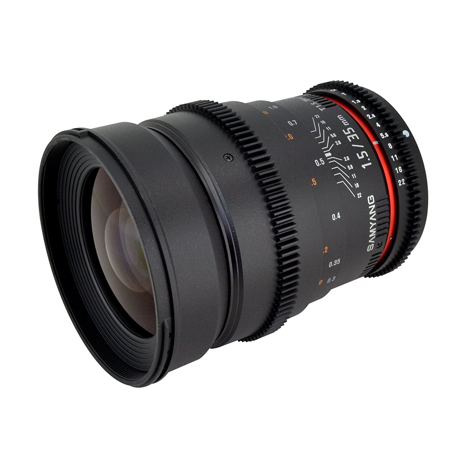 Samyang Cine SYCV35-NEX 35mm T1.5 Aspherical Wide Angle Cine Lens for Sony NEX VDSLR