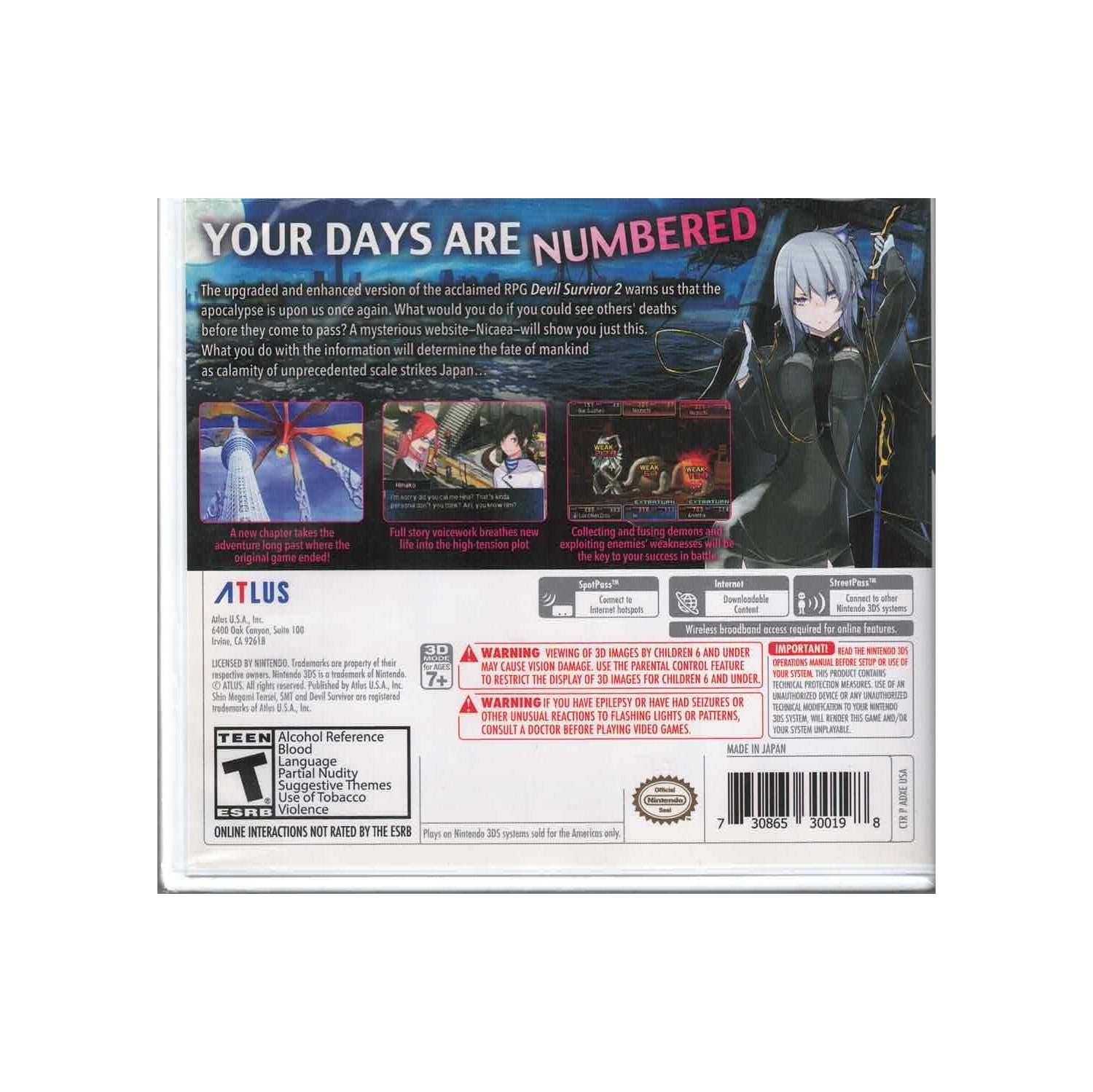 Shin Megami Tensei: Devil Survivor 2 Record Breaker