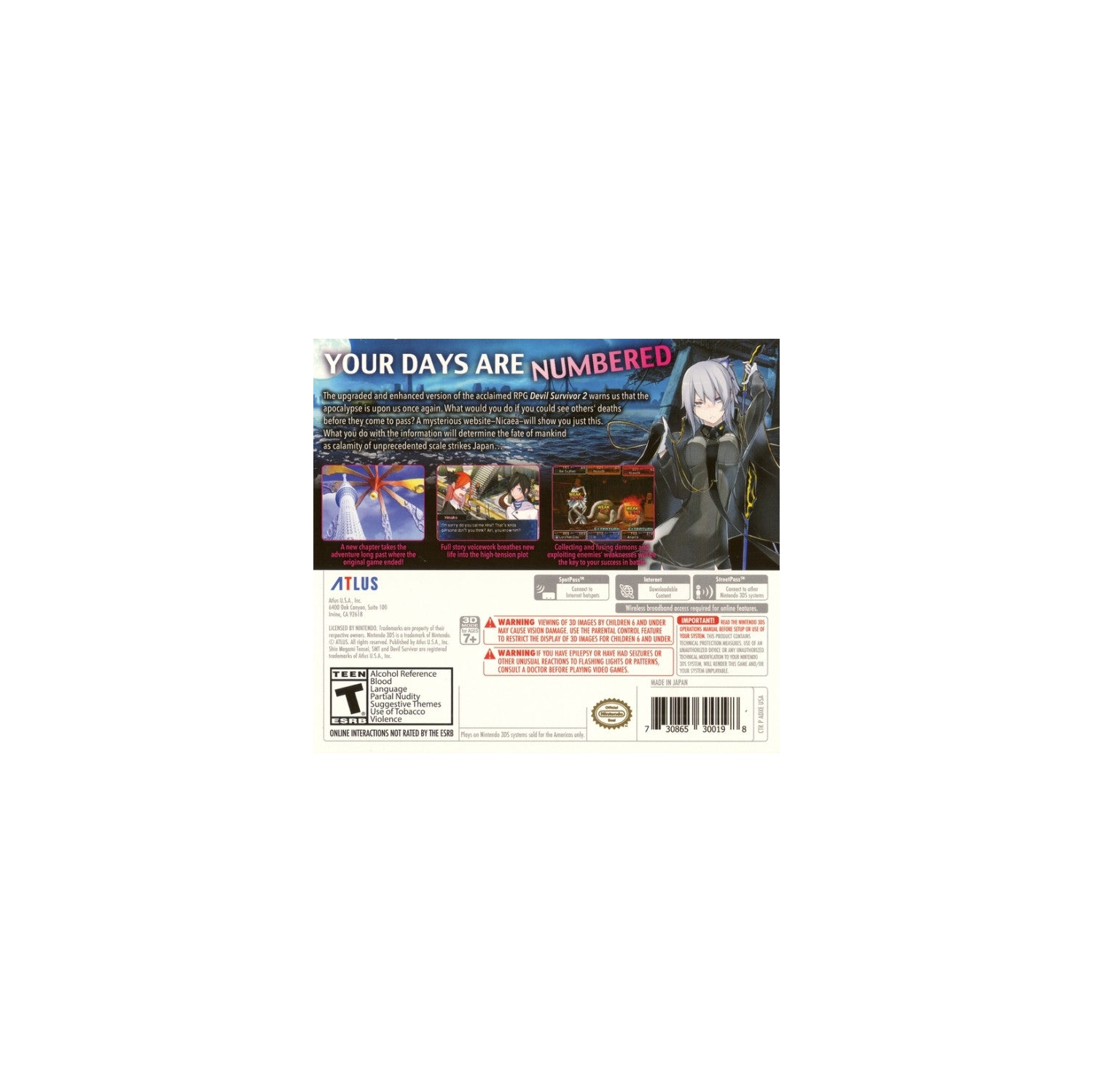 Shin Megami Tensei: Devil Survivor 2 Record Breaker [Nintendo 3DS]