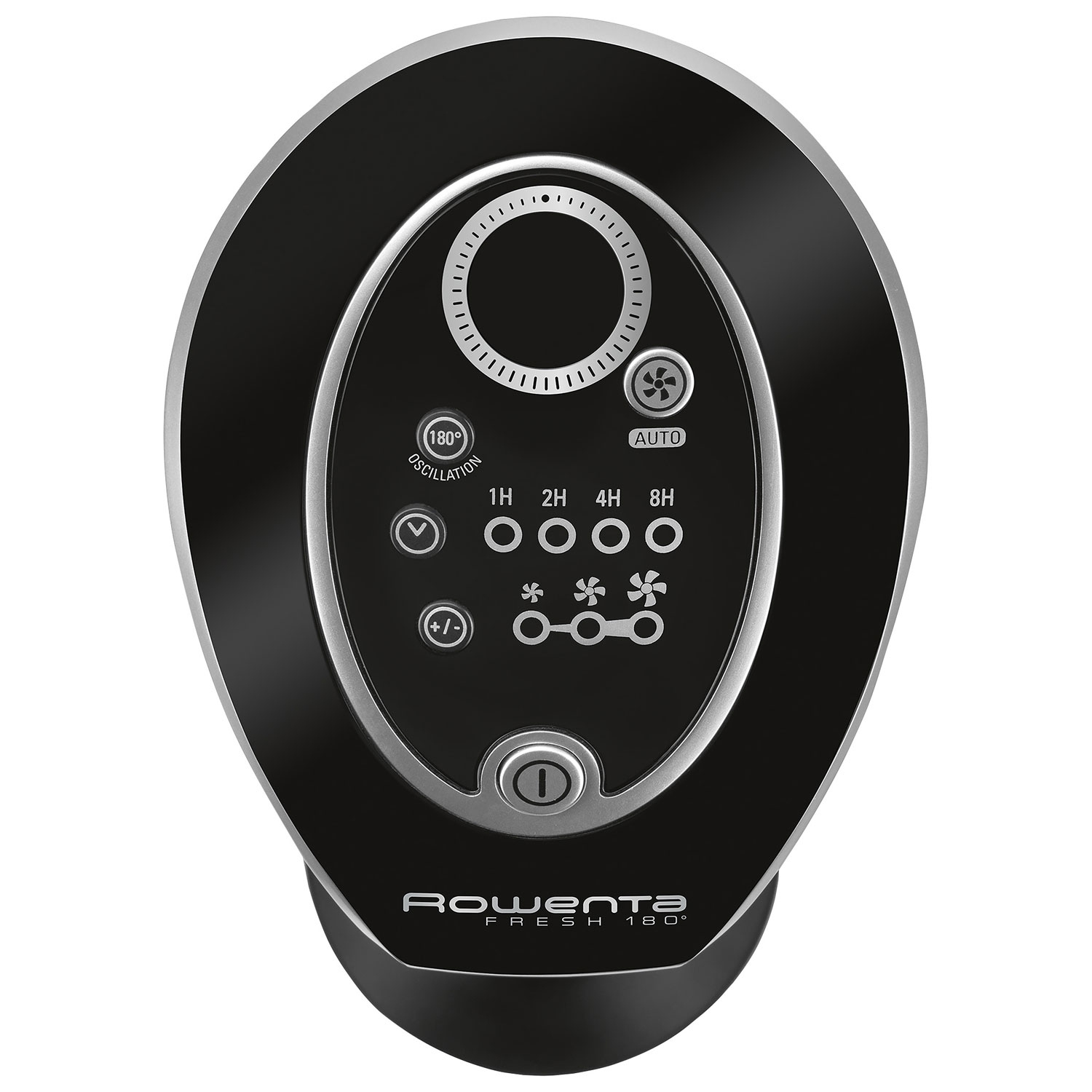 Ventilateur vertical oscillant Fresh 180 de Rowenta - Gris - Garantie de 1 an