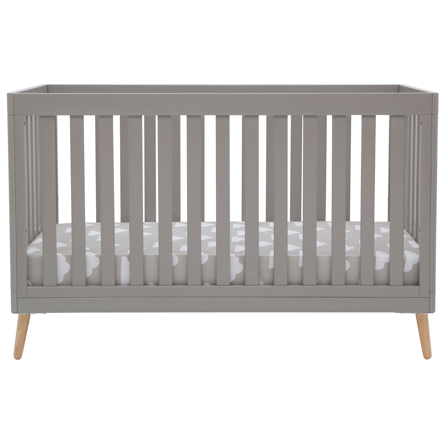 Lit de bébé convertible 4-en-1 Tucker de Delta Children - Gris