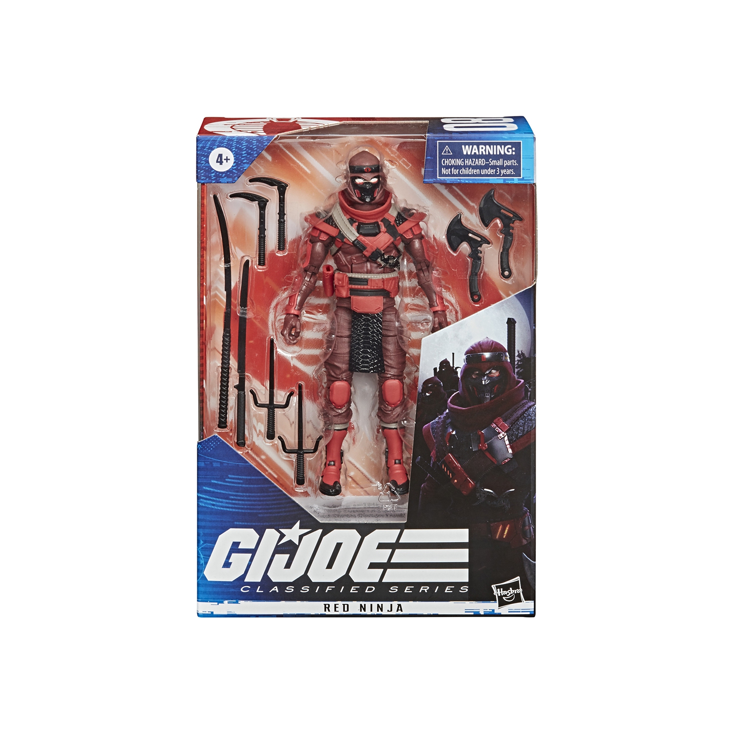 G.I. Joe Classified 6 Inch Action Figure Series 2 - Red Ninja #08