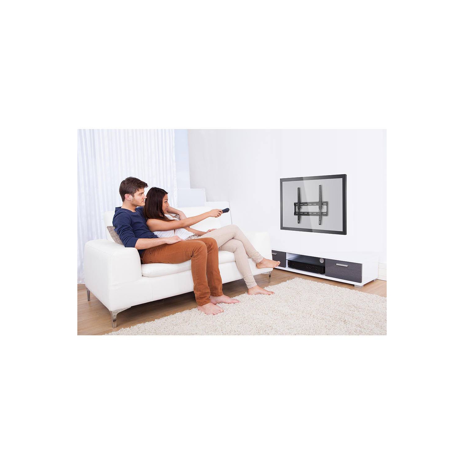 HFGrey’s Sturdy Tilt Mount with Safety Lock for TV 26'' to 55'' inch. Affordable & easy to install TV Mount For 26"- 55" LED/LCD/PDP TVs up to