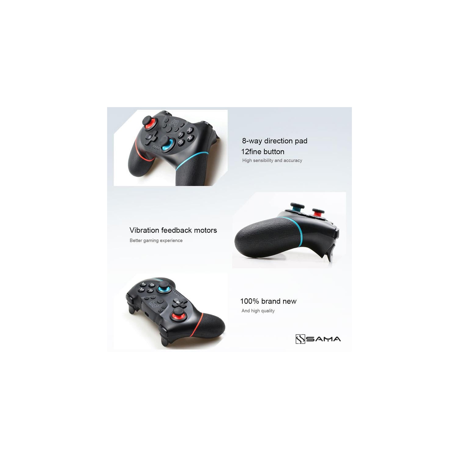 Wireless Switch Pro Controller for Nintendo,Remote Pro Controller Gamepad Joypad,Joystick for Nintendo Switch Console,