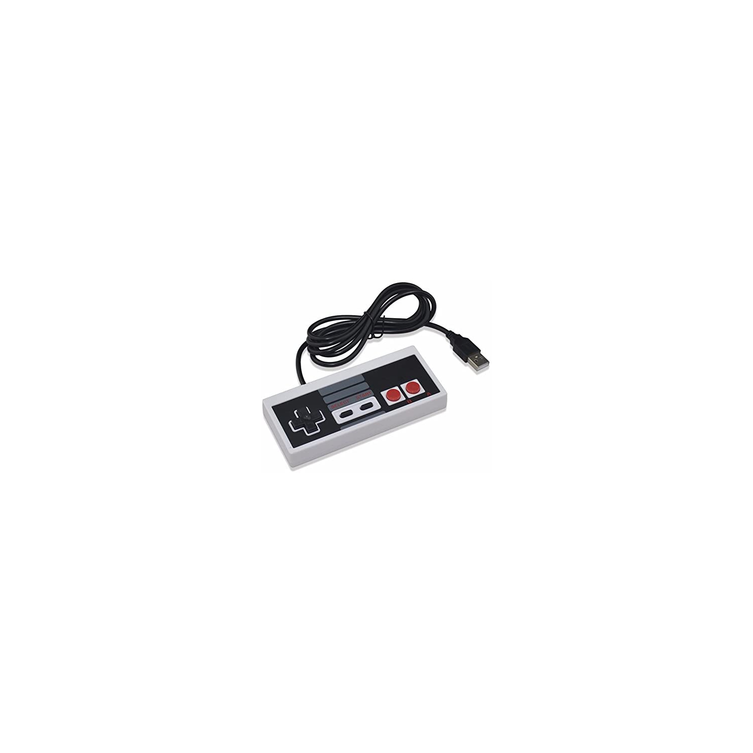 Classic USB NES Game Controllers USB Gamepad Joystick - Color White
