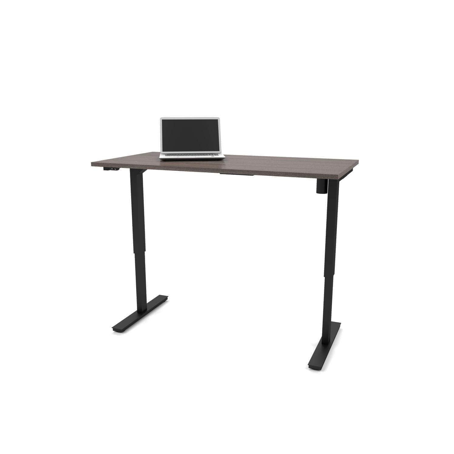 Réglage de la hauteur de l'univers 30" x 60" Bureau permanent - Gris écorce