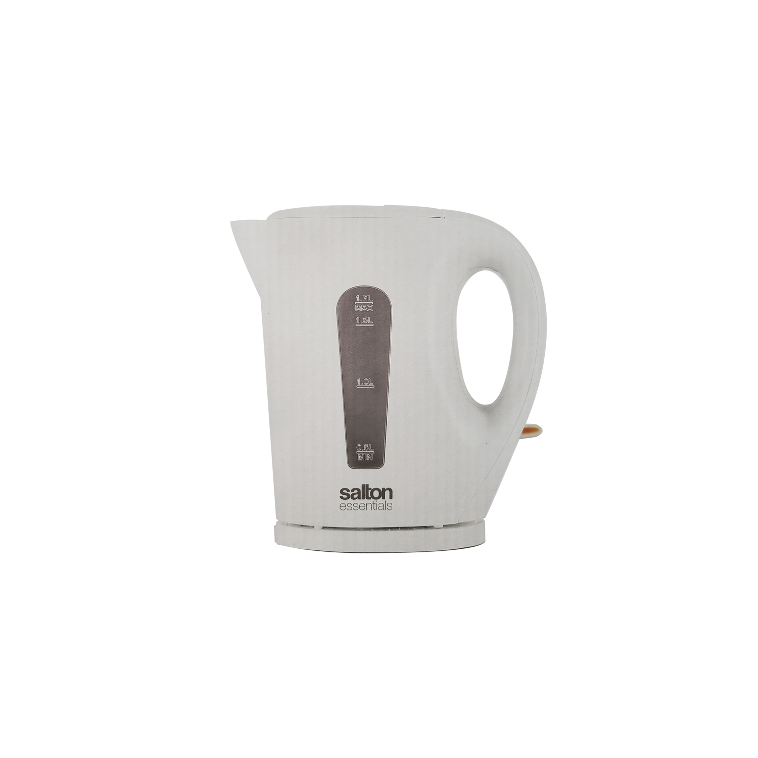 Salton Essentials EJK1821W - Cordless Electric Kettle, 1.7 Liter Capacity, White