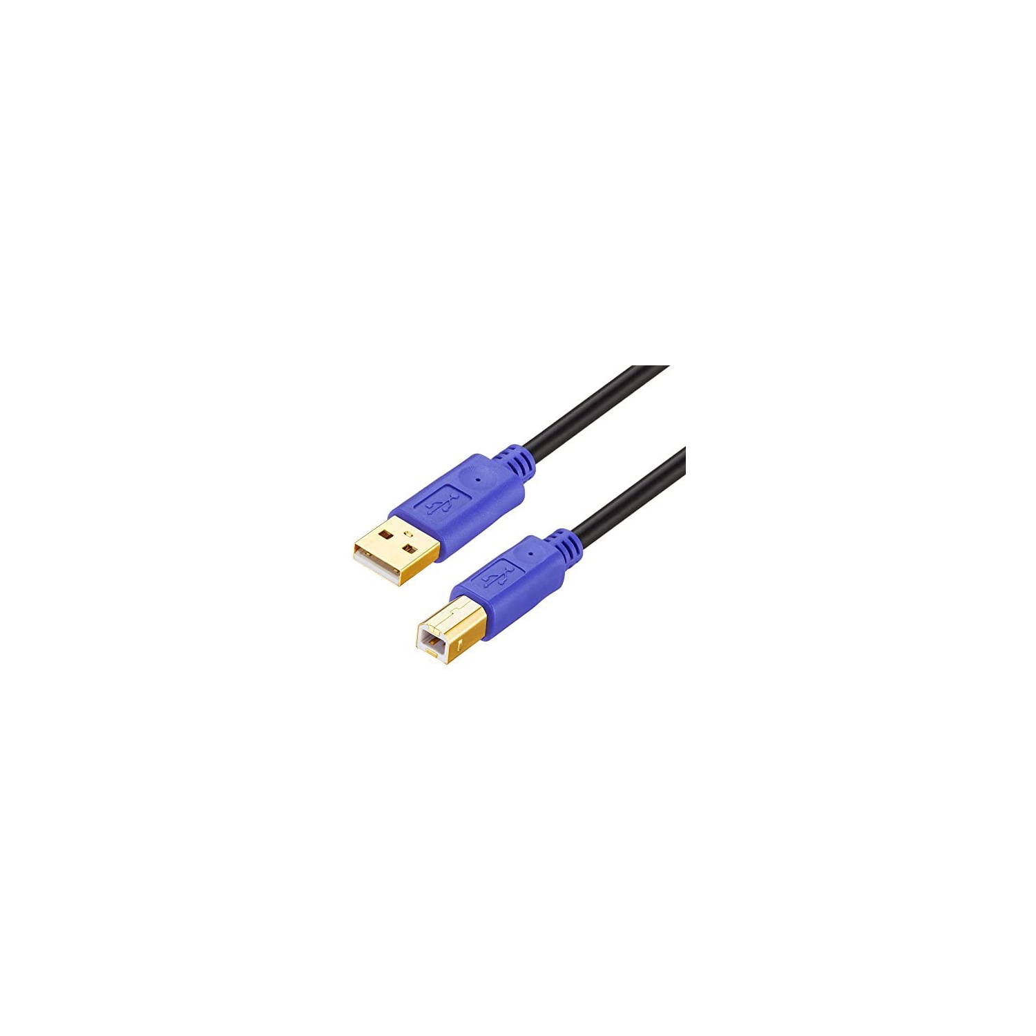 Printer Cable 6ft, LiuTian USB Printer Cable Type A Male to B Male Scanner Cord USB B Cable High Speed for HP, Canon,