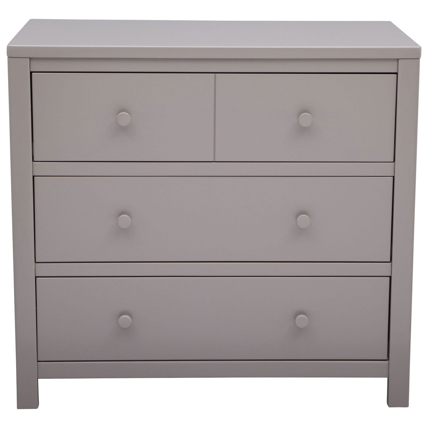 Delta Children Cambridge Modern 3-Drawer Kids Dresser - Grey
