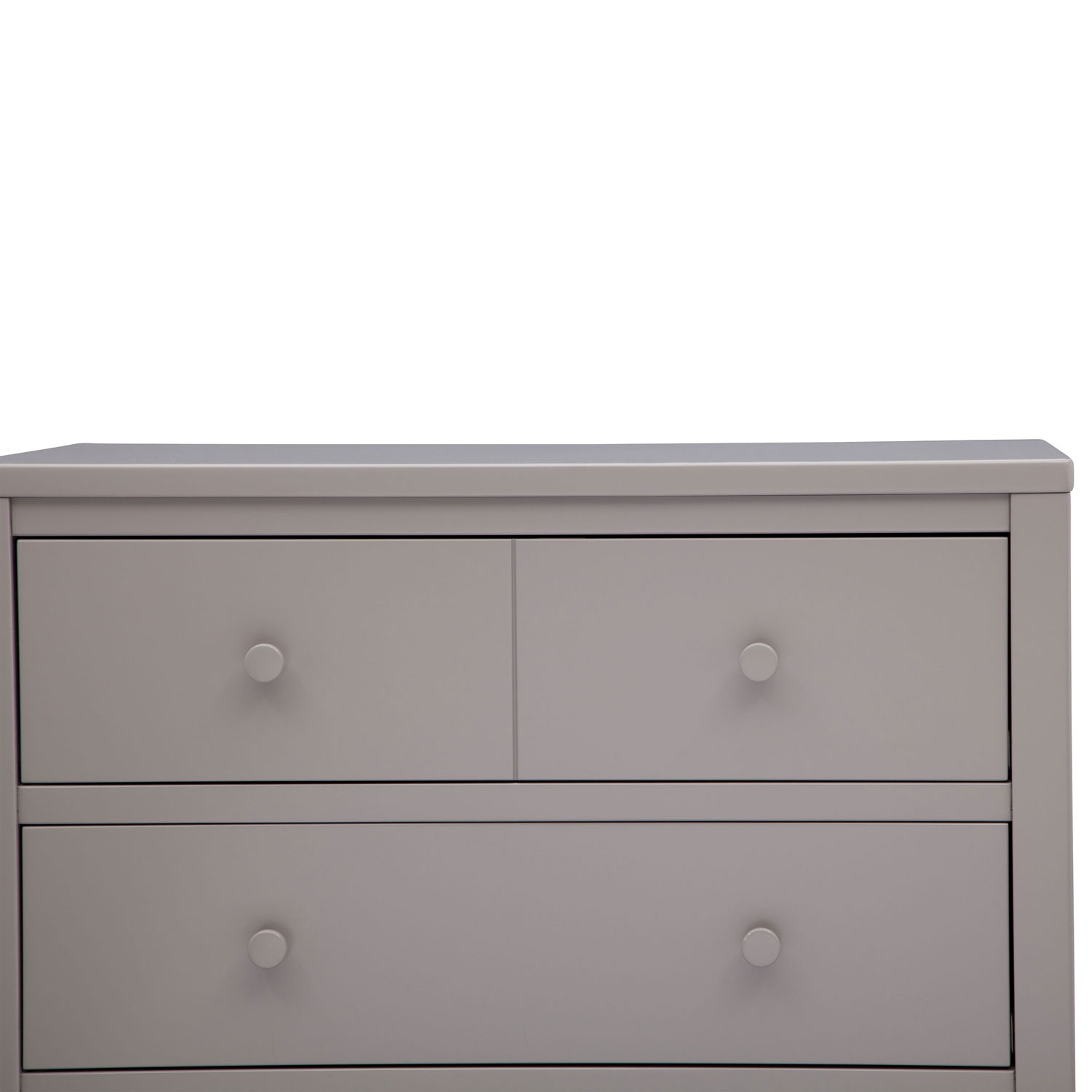 Delta Children Cambridge Modern 3-Drawer Kids Dresser - Grey