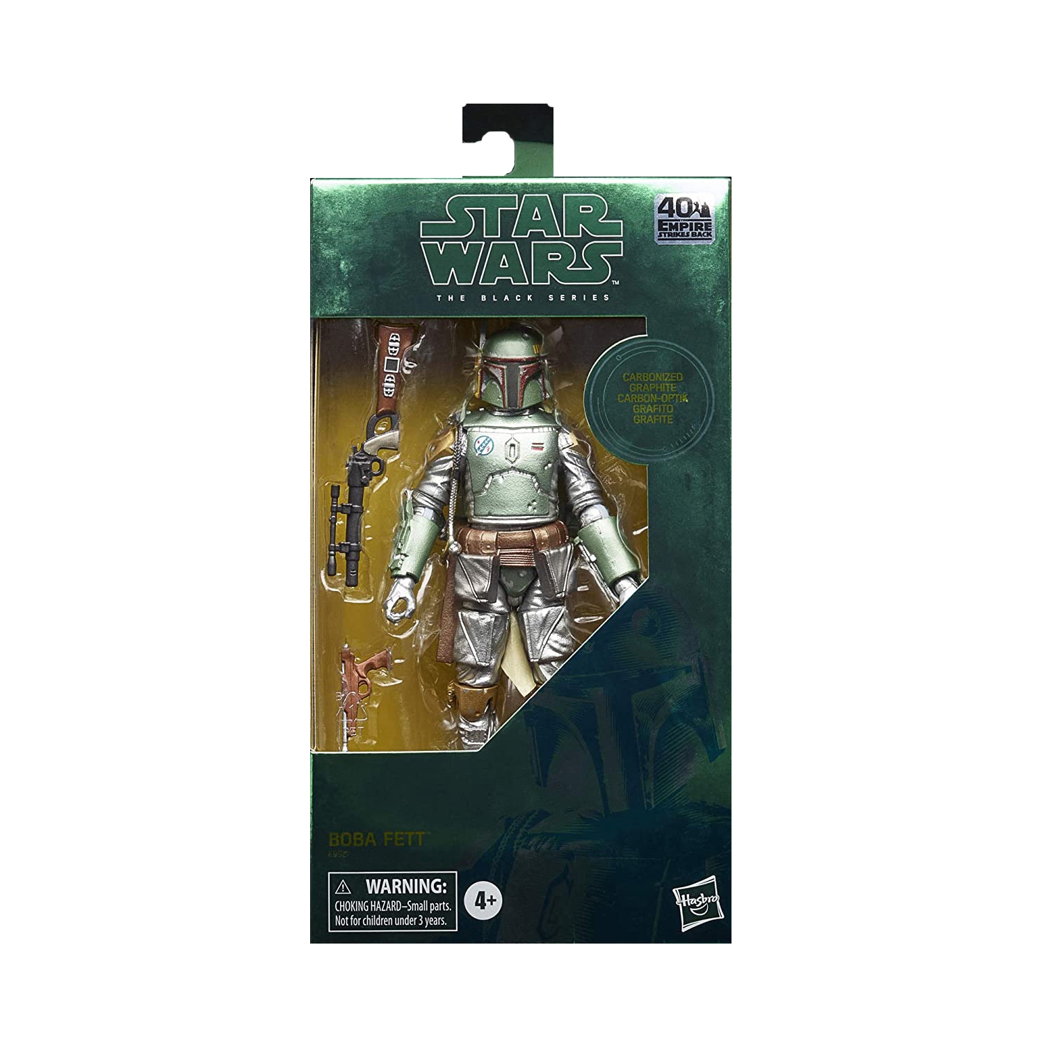 Star Wars The noir Series 6 Figure d'action exclusive - Boba Fett carbonisé