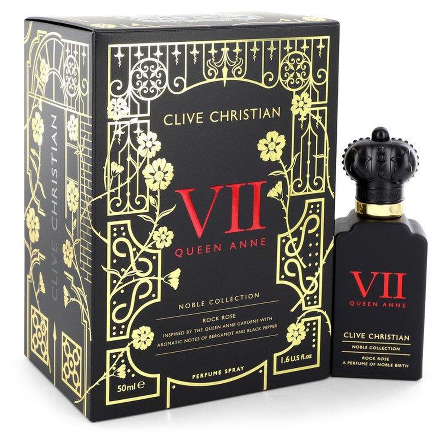 VII Queen Anne Noble Collection Rock Rose by Clive Christian for Unisex - 1.6 oz EDP Spray