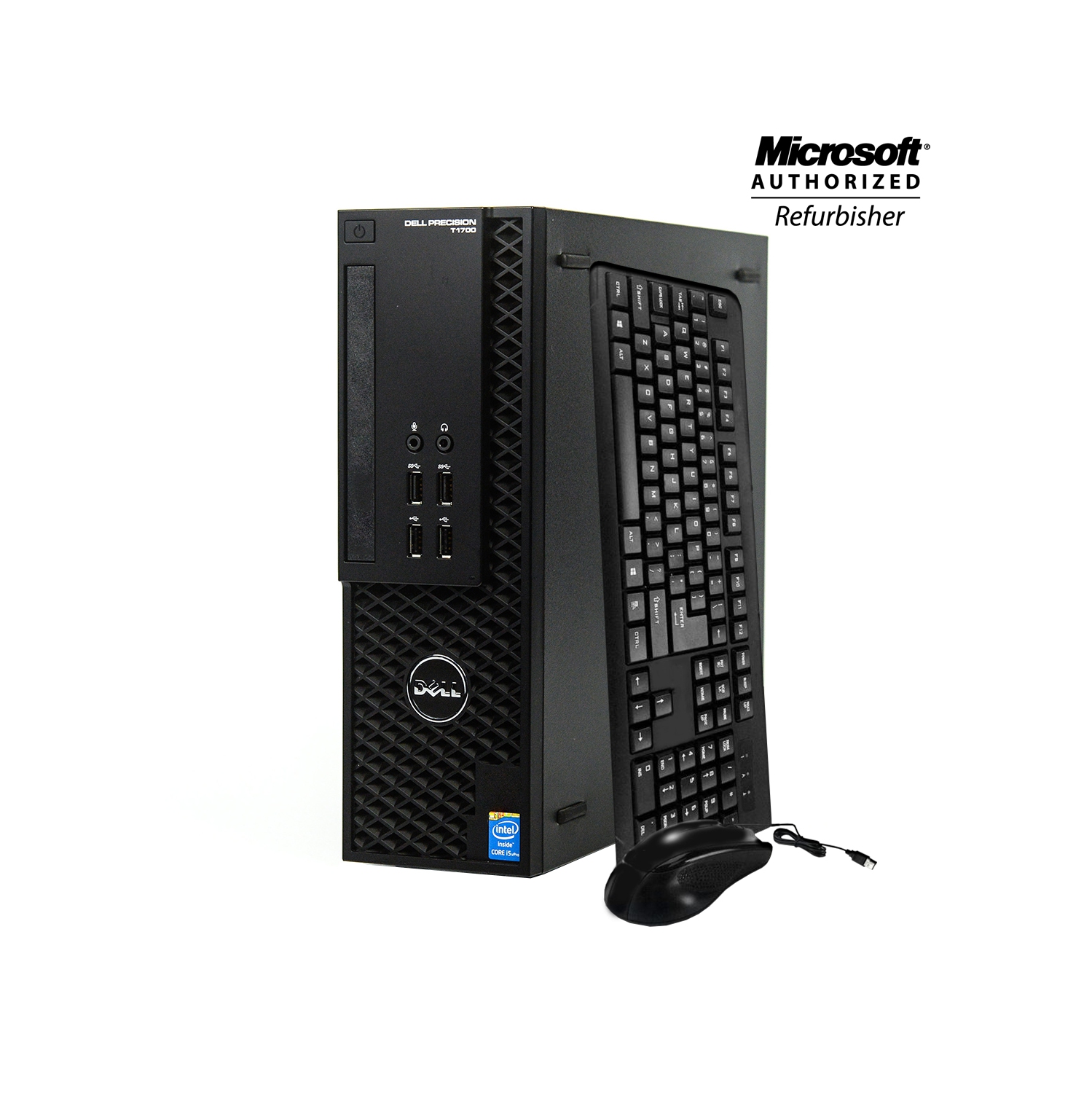 Refurbished - Dell Precision T1700 SFF WorkStation PC Core i7 4th Gen 16GB 480GB SSD Windows 10 Pro WiFi