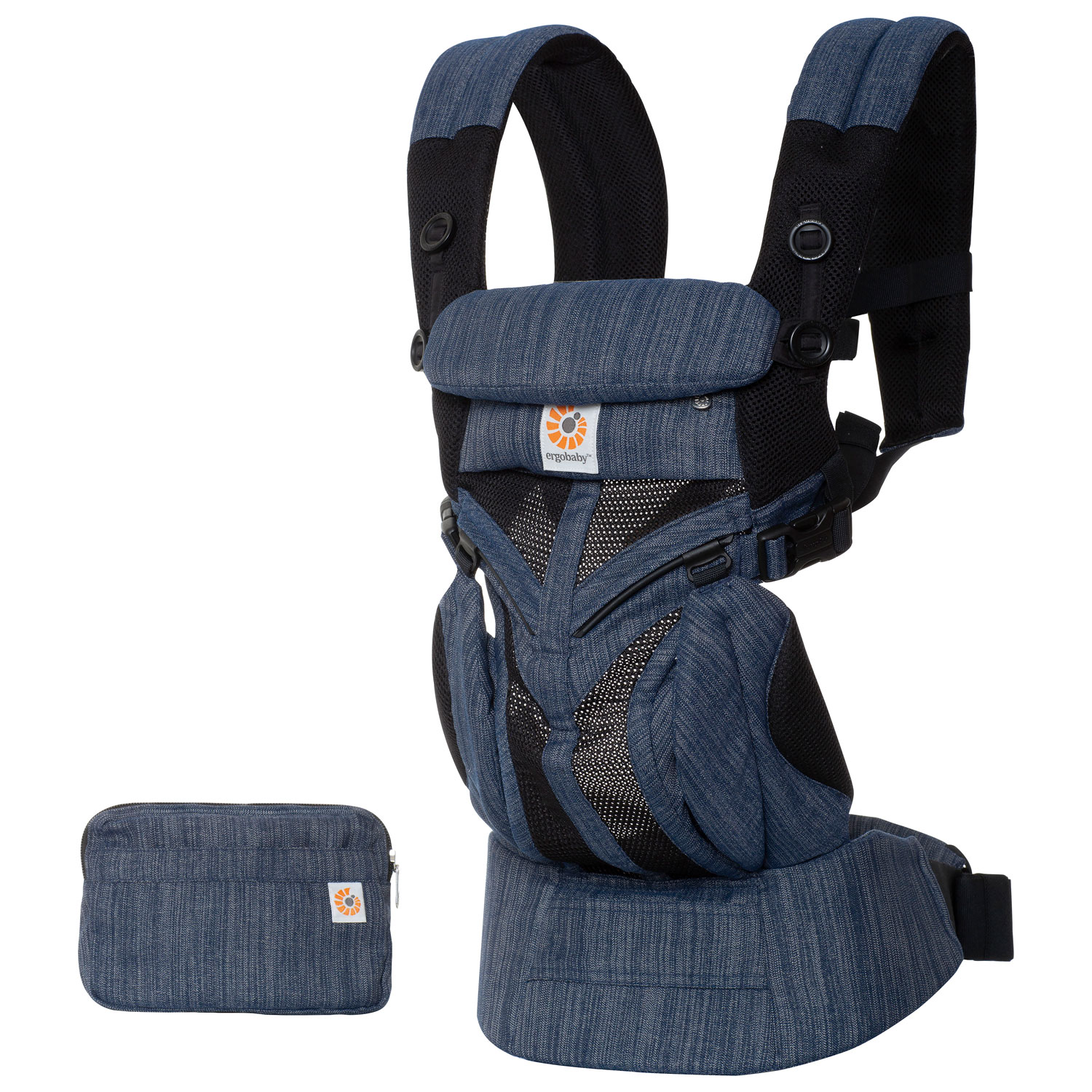 Ergobaby Omni 360 Cool Air Mesh Four Position Baby Carrier - Indigo