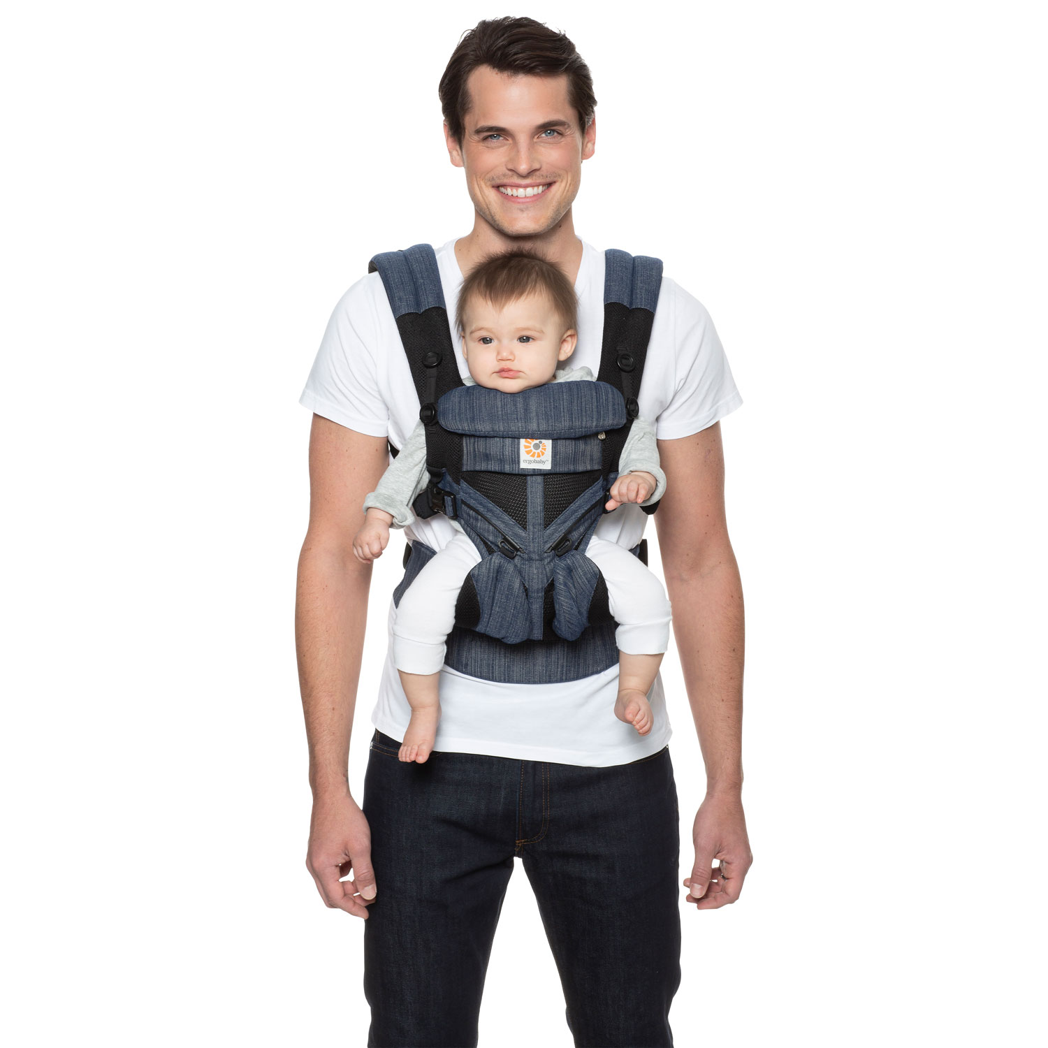 Ergobaby Omni 360 Cool Air Mesh Four Position Baby Carrier - Indigo